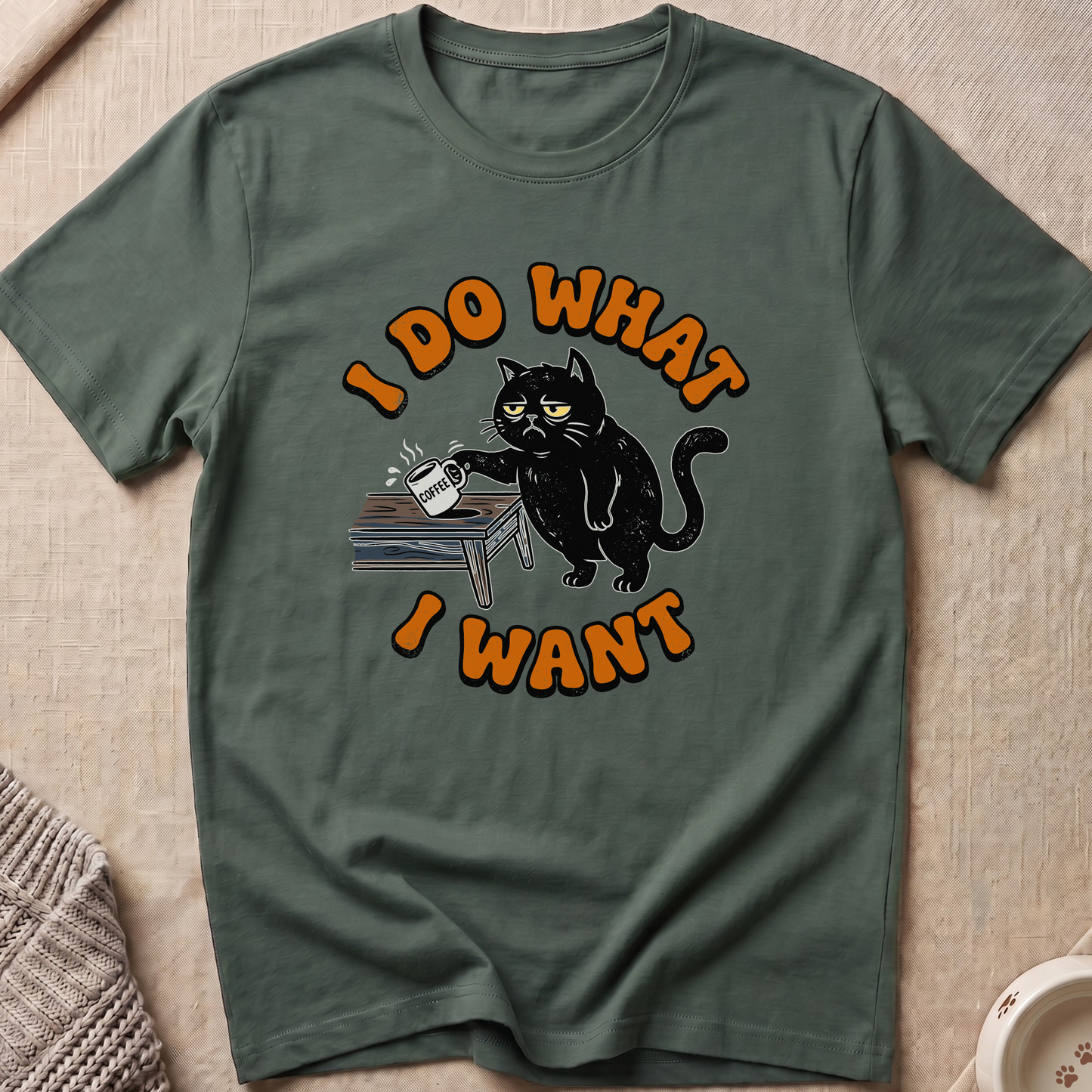 I Do What I Want Cat T-Shirt