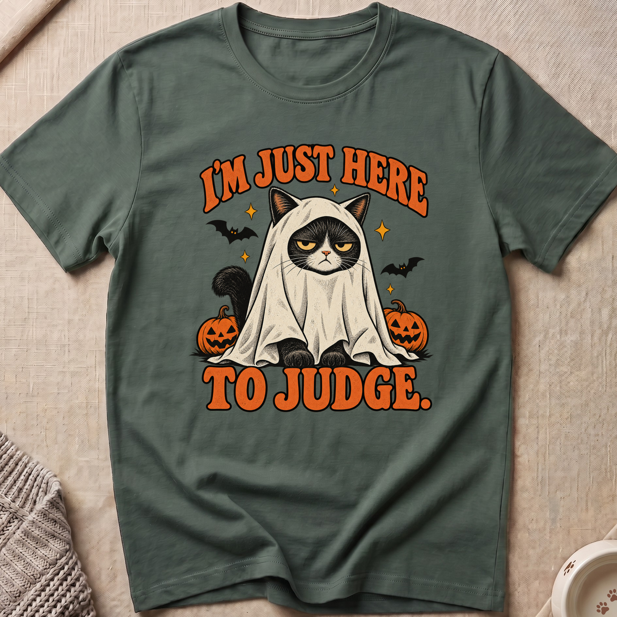 I'm Just Here To Judge T-Shirt