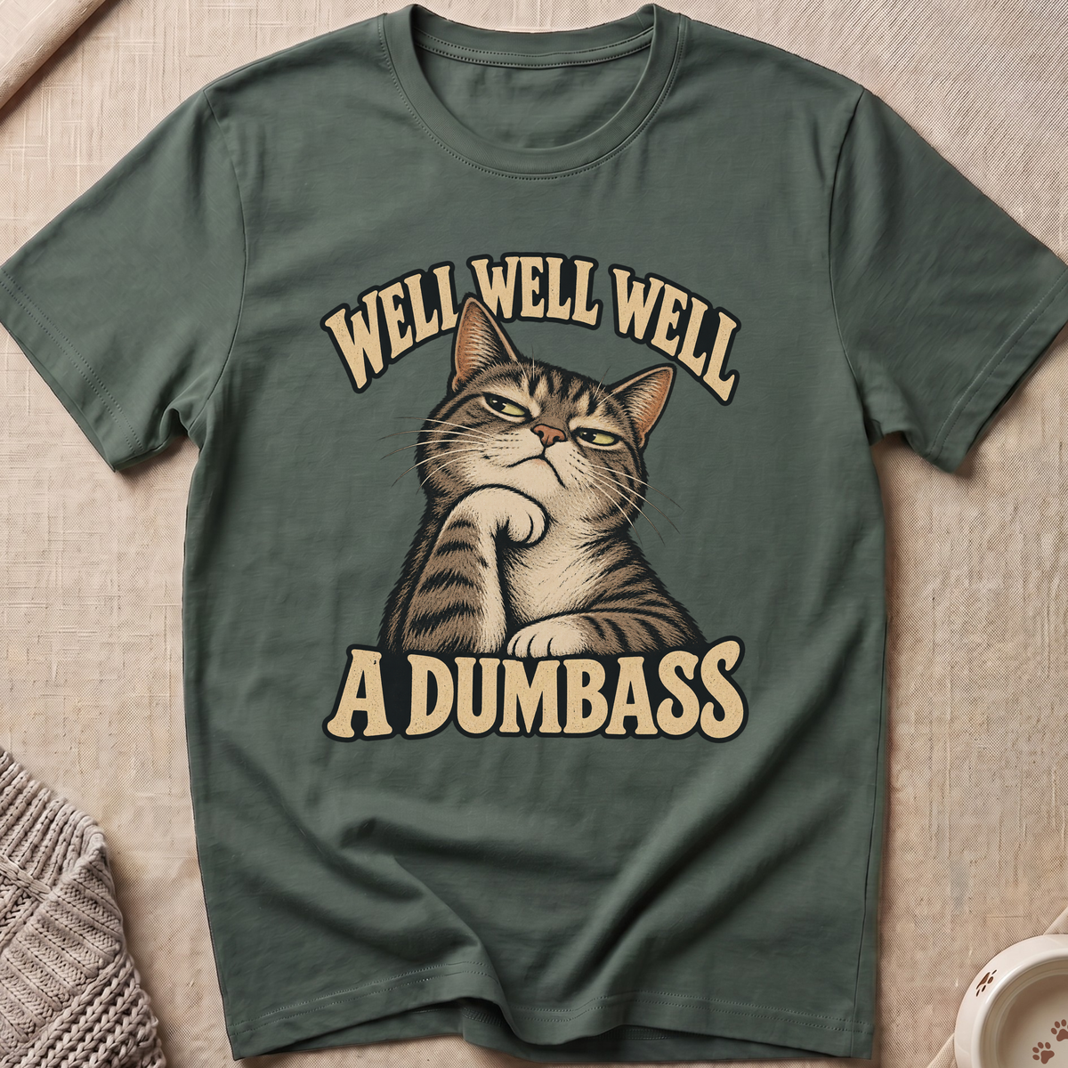 Well Well Well Cat T-Shirt