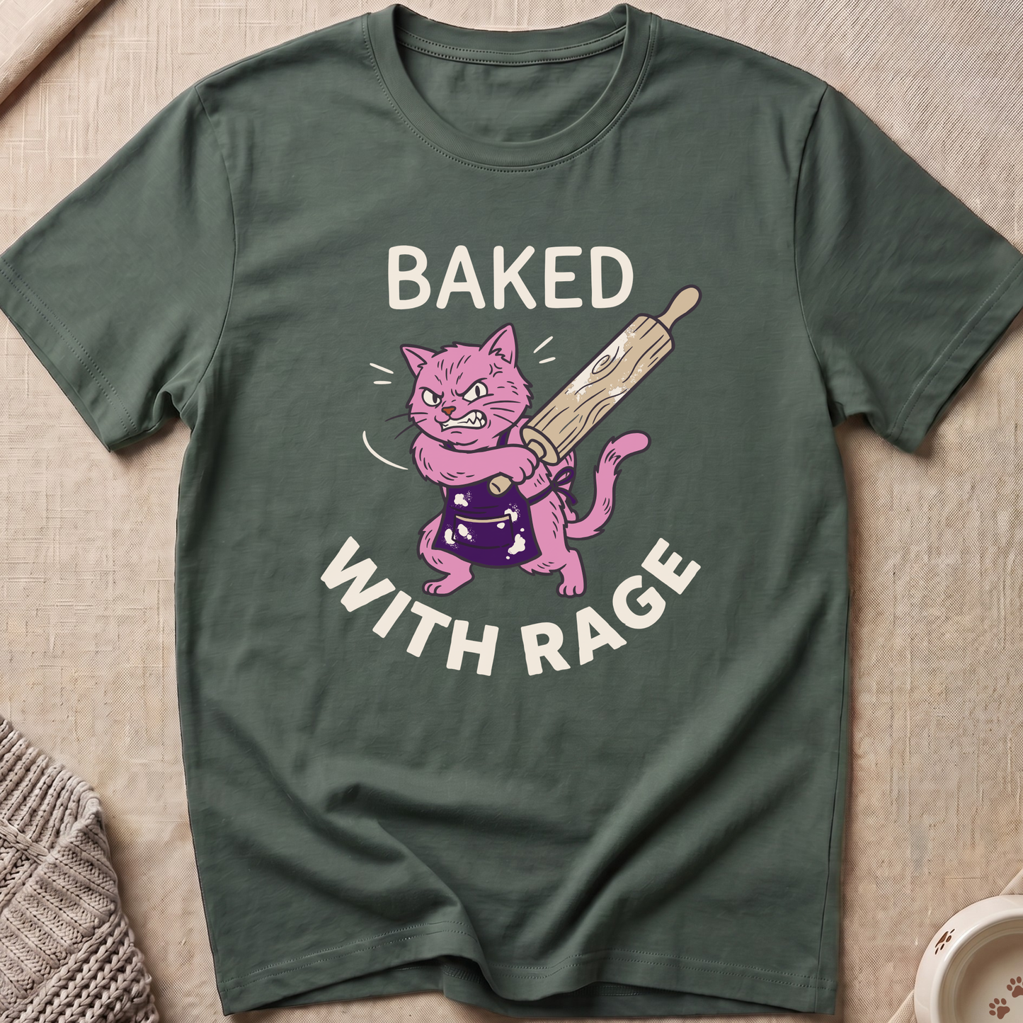 Baked With Rage Cat T-Shirt