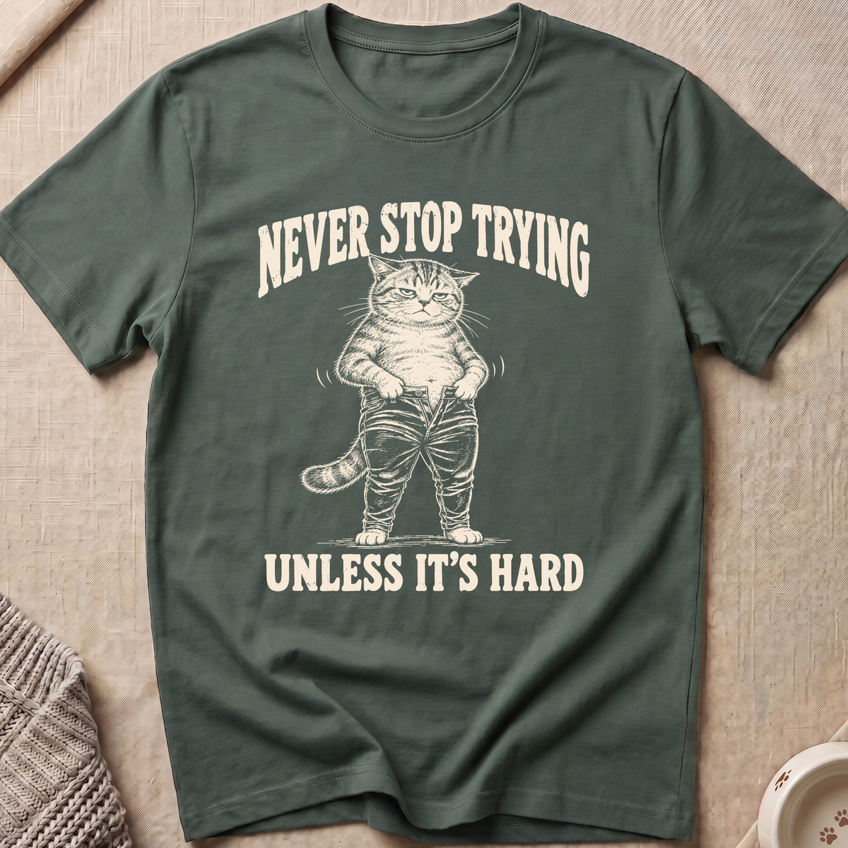 Never Stop Trying T-Shirt