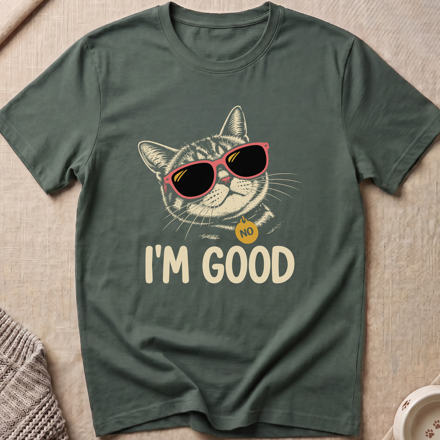 I’m Good Snarky Cat T-Shirt