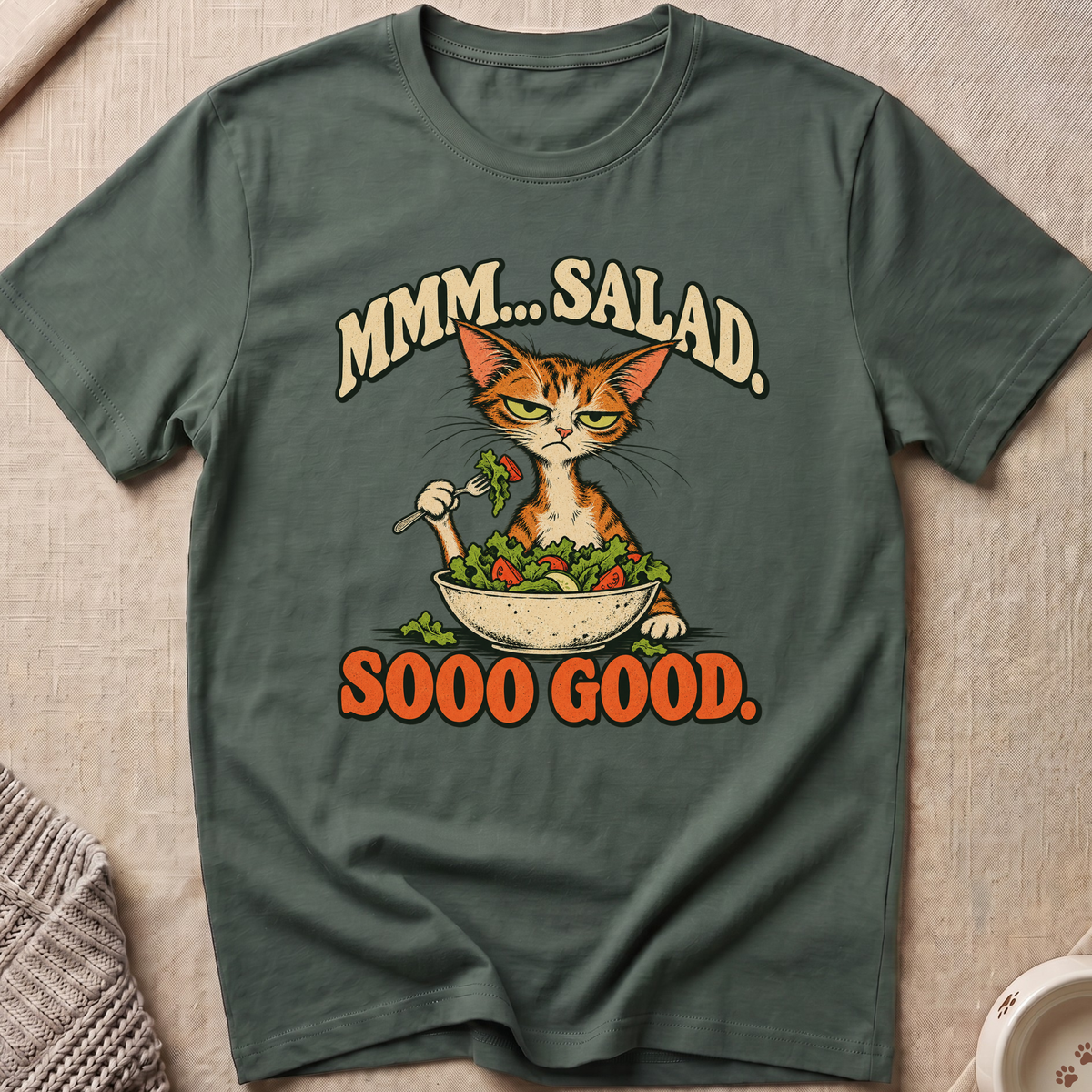 Meat Lover Cat T-Shirt