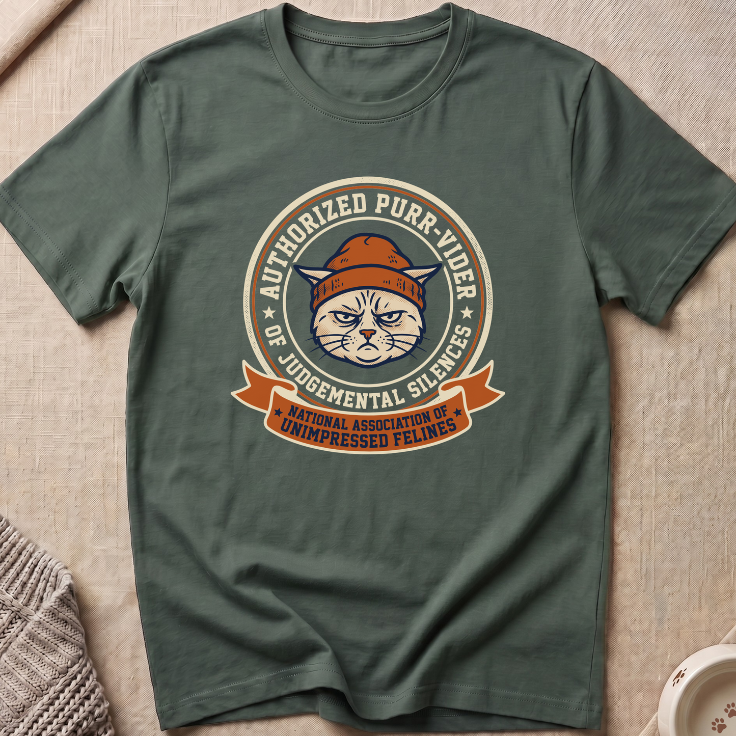 Authorized Purr-Vider Cat T-Shirt