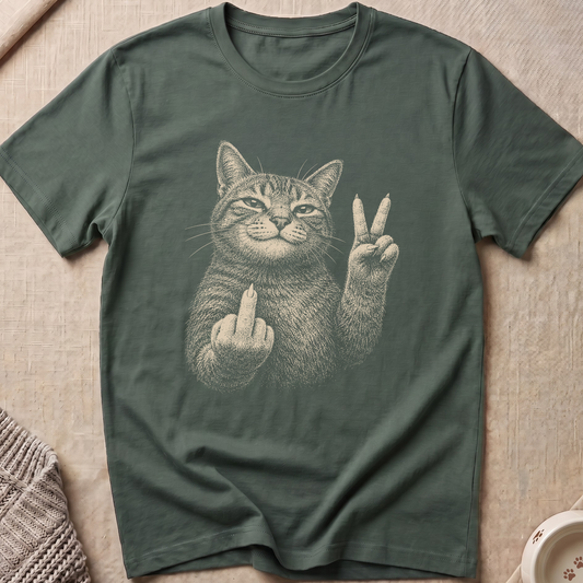 Mixed Signals Cat T-Shirt