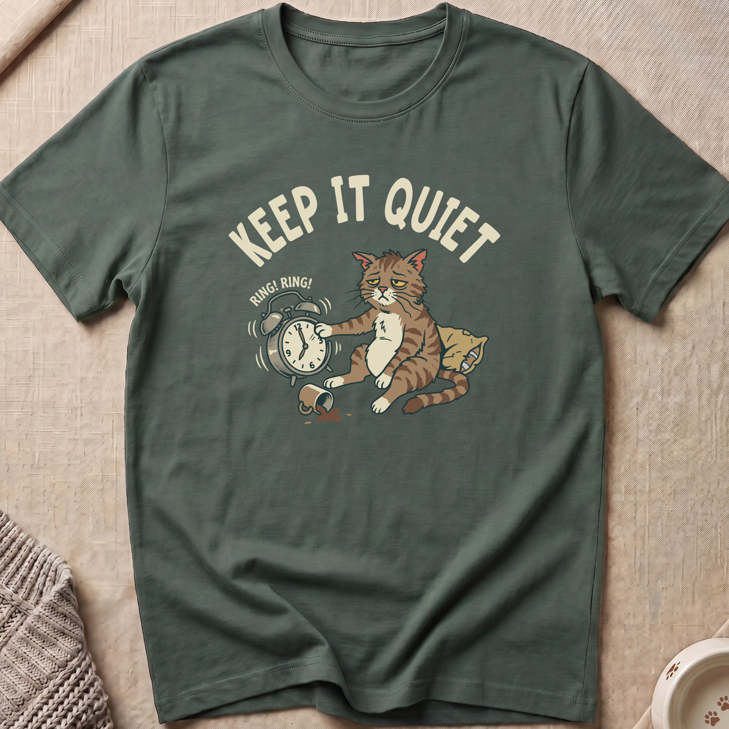 Keep It quiet Cat T-Shirt