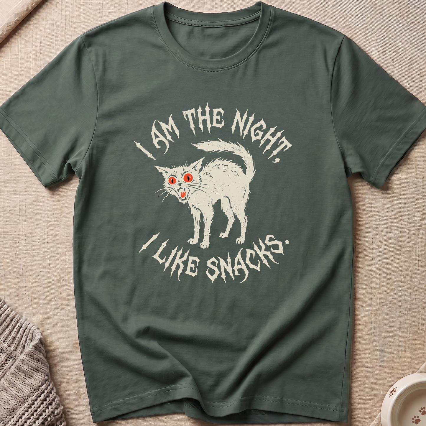 I Am The Night Snarky Cat T-Shirt