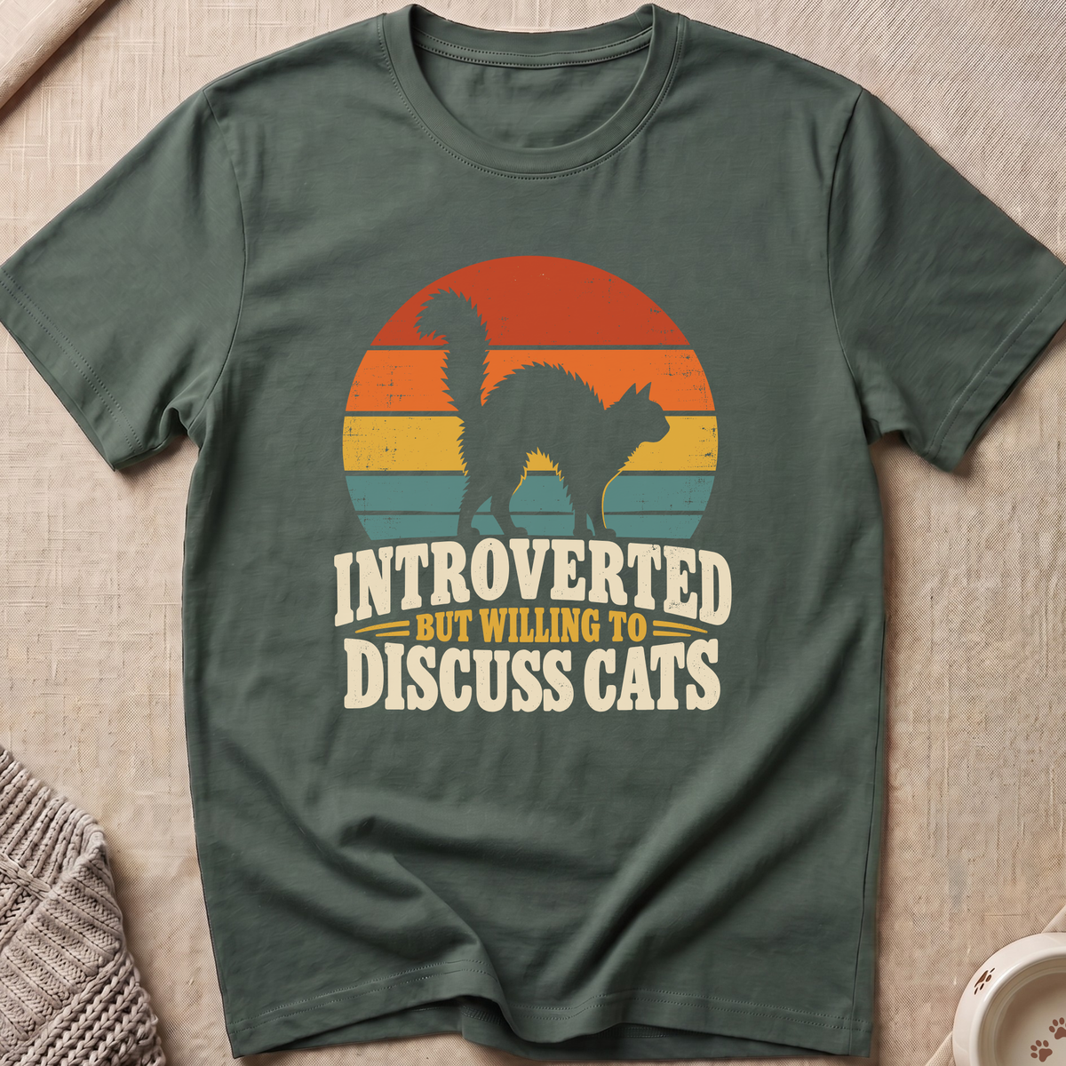 Introverted Cat T-Shirt