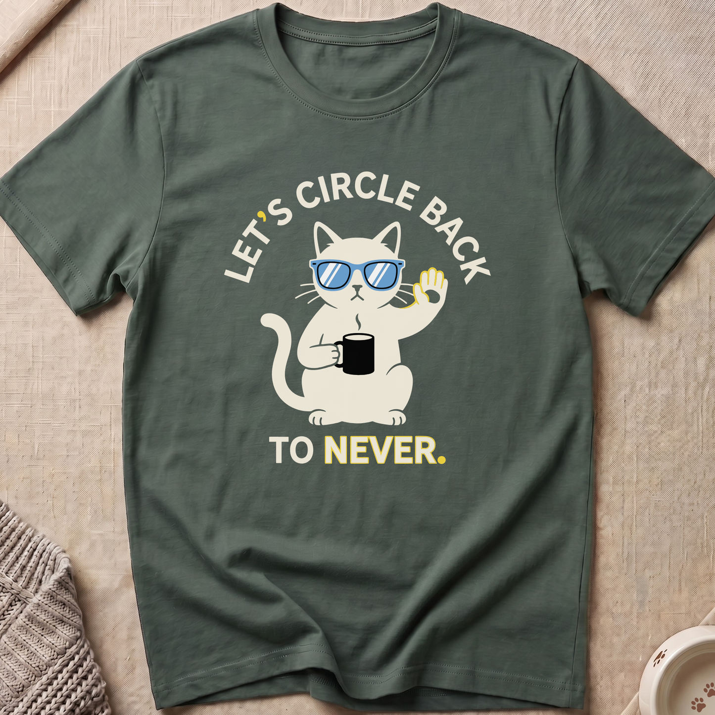 Corporate Escape Snarky Cat T-Shirt