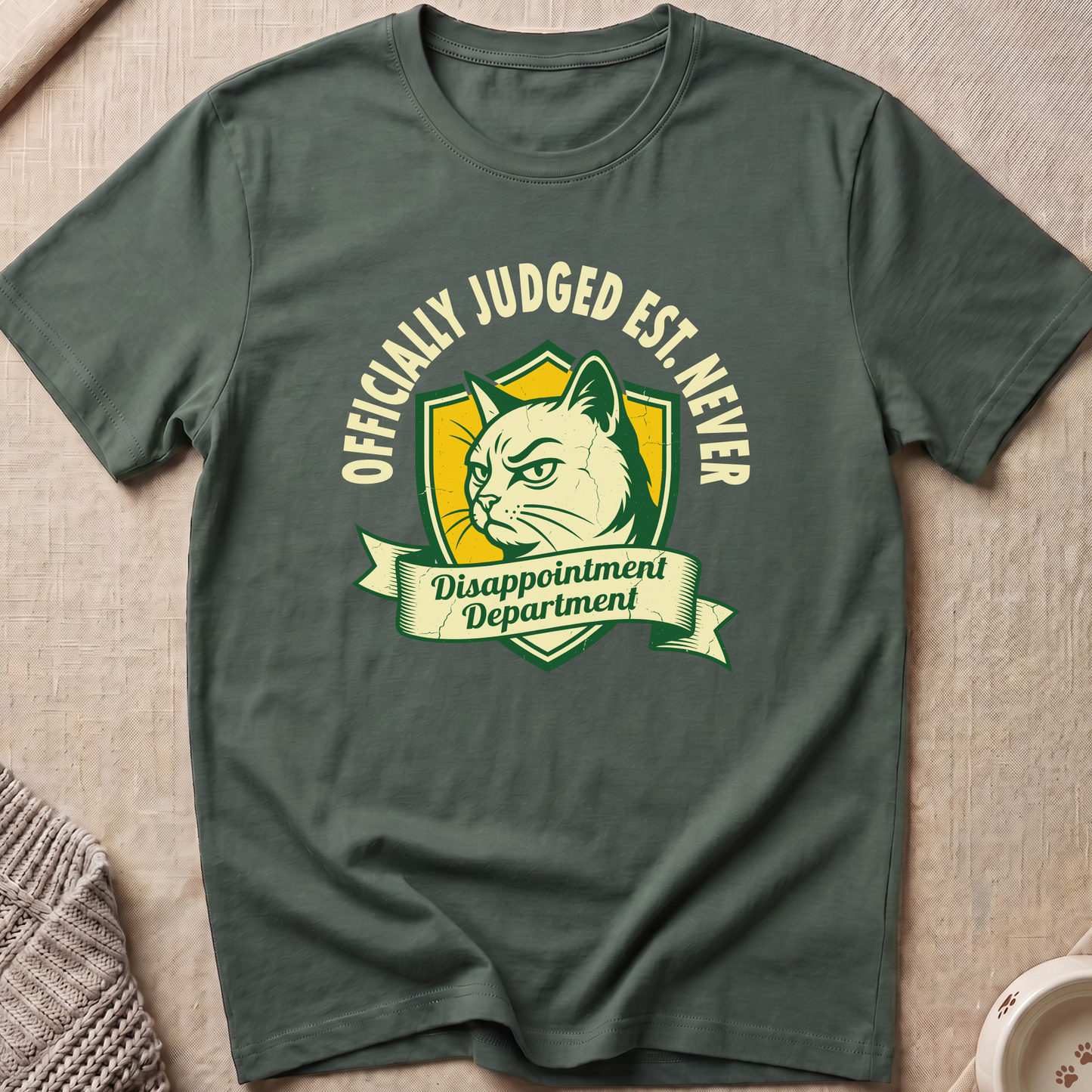 Officially Judged Cat T-Shirt