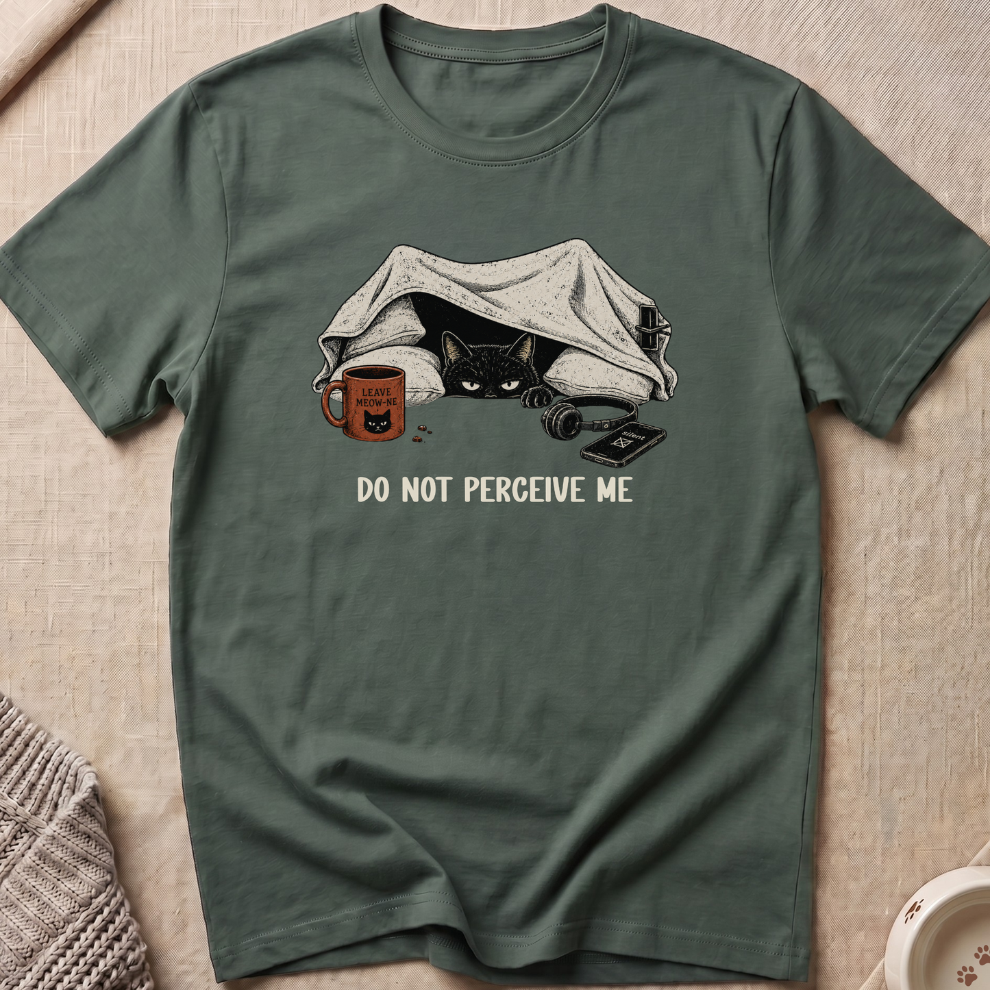 Do Not Perceive Me Cat T-Shirt