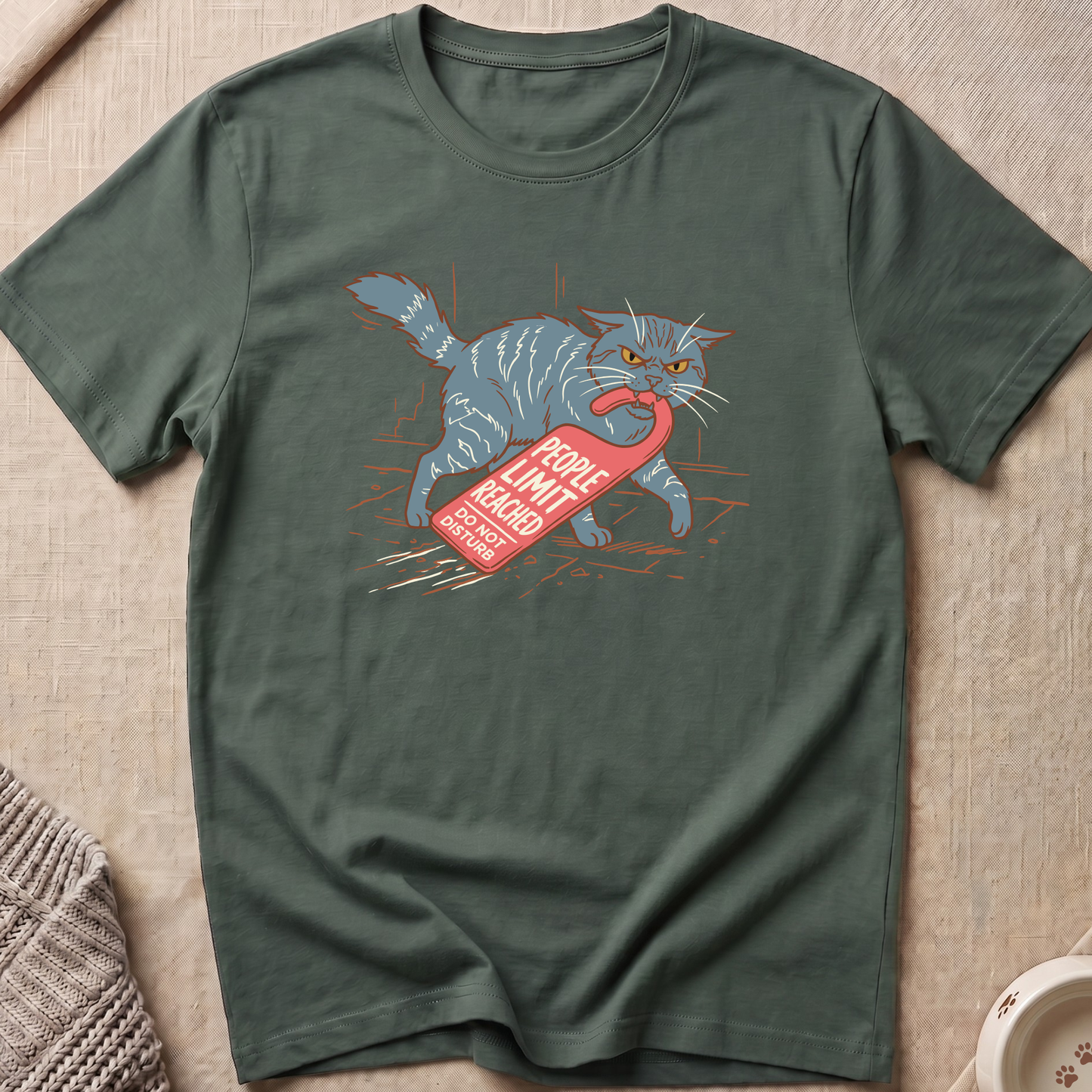 Limit Reached Cat T-Shirt