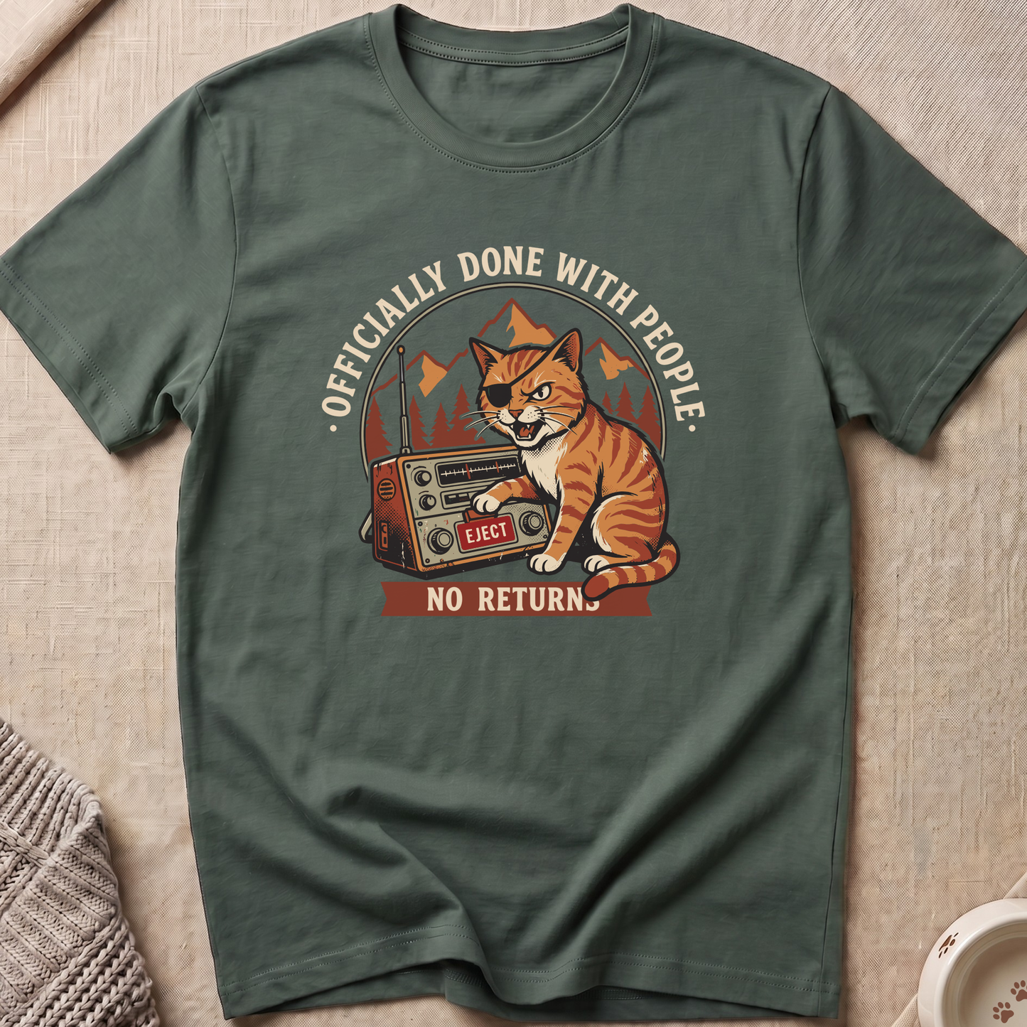 Officially Done Cat T-Shirt