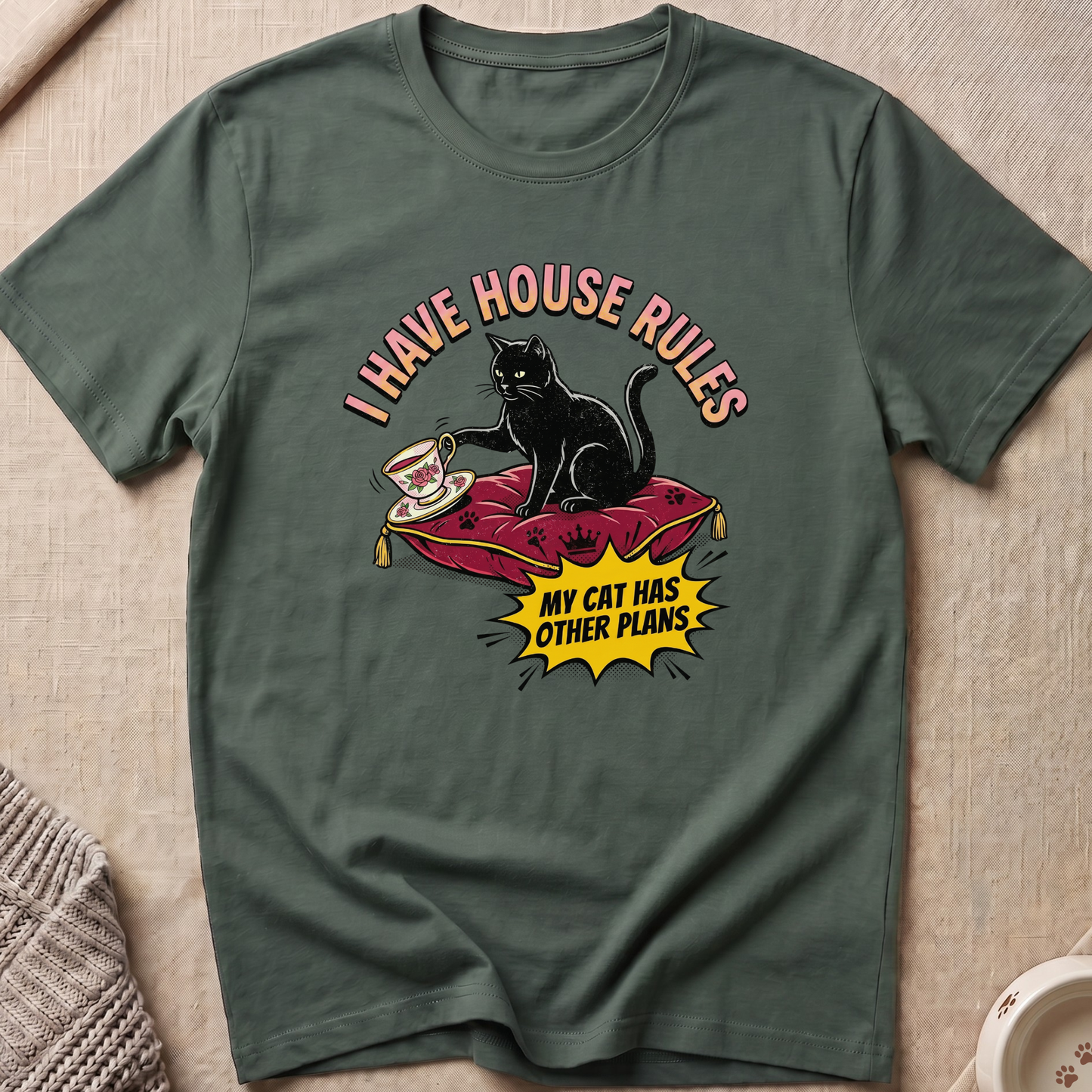 Other Plans Snarky Cat T-Shirt