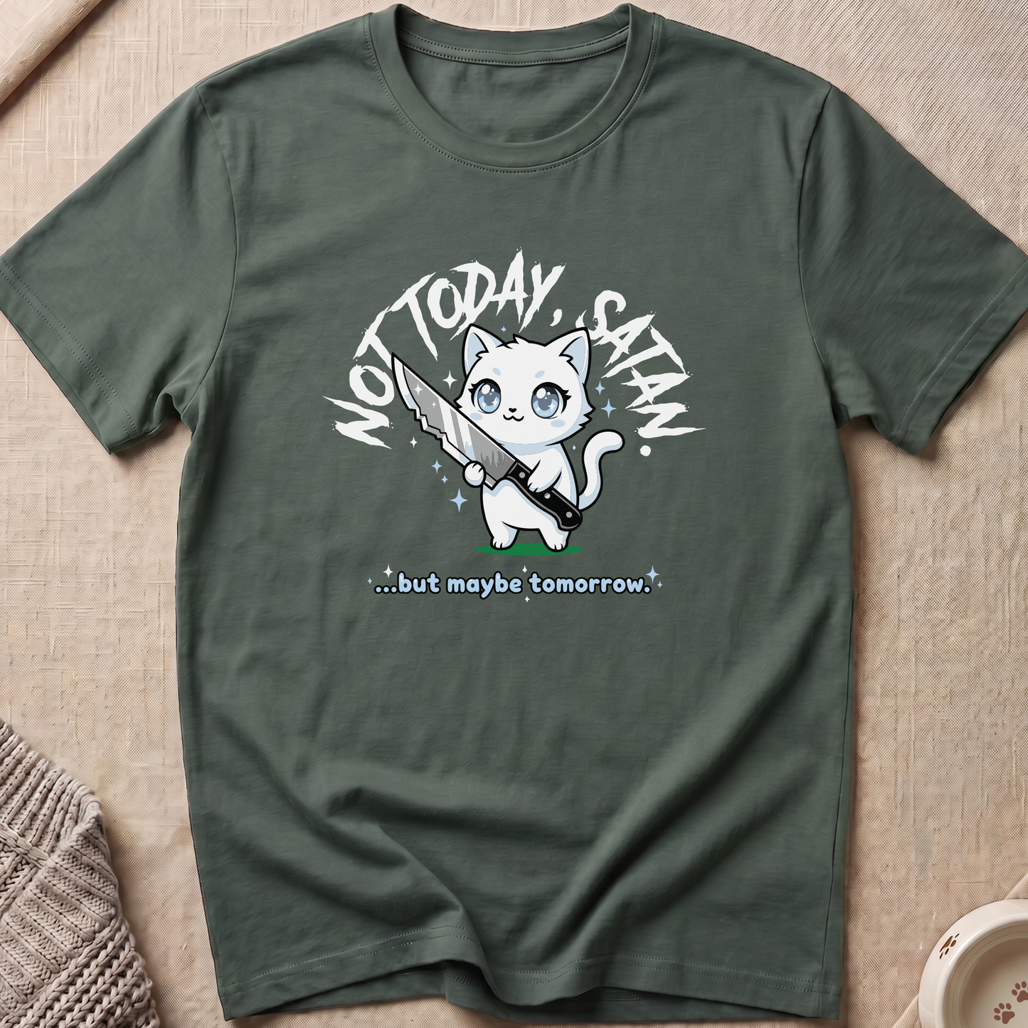 Maybe Tomorrow Cat T-Shirt