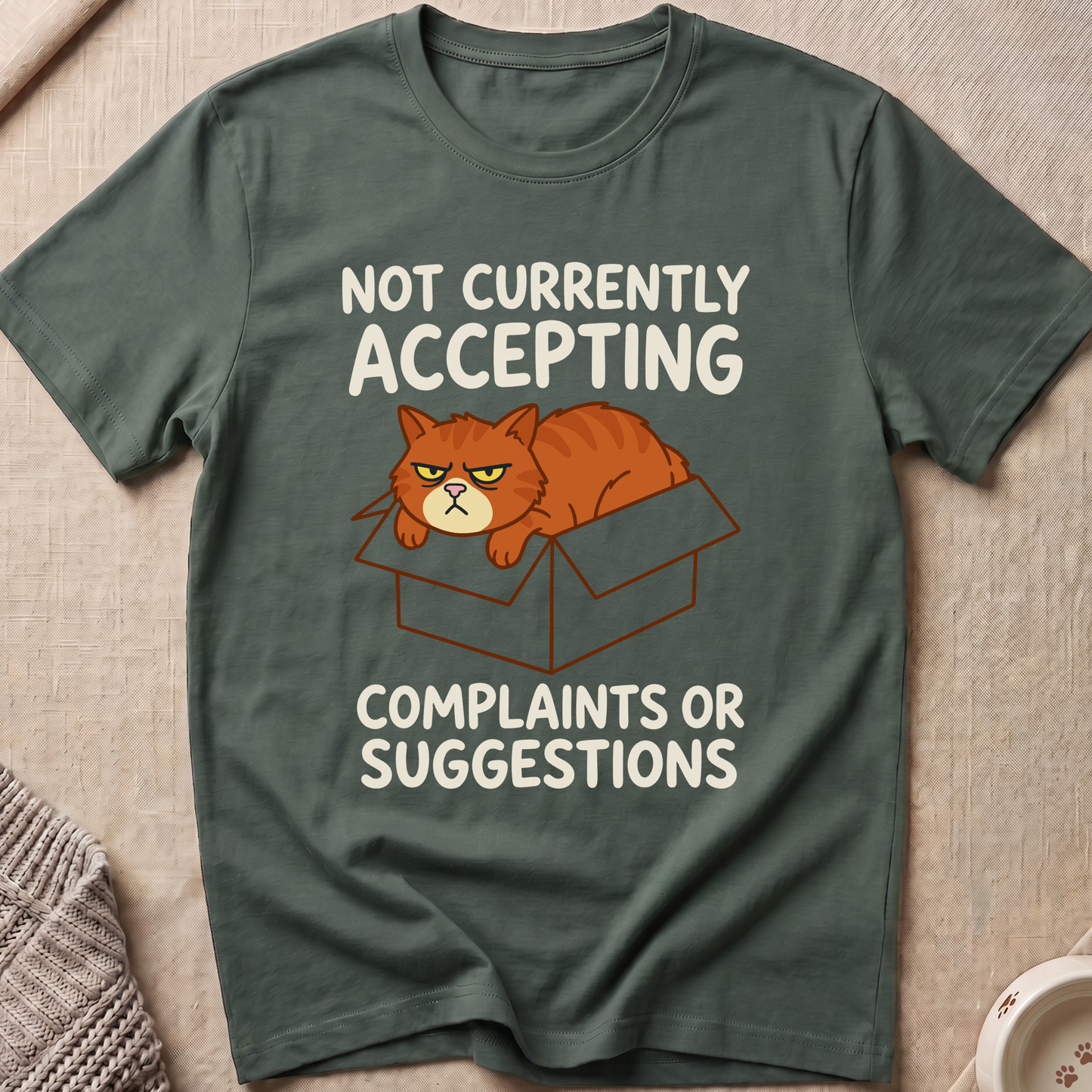 Not Currently Accepting Cat T-Shirt
