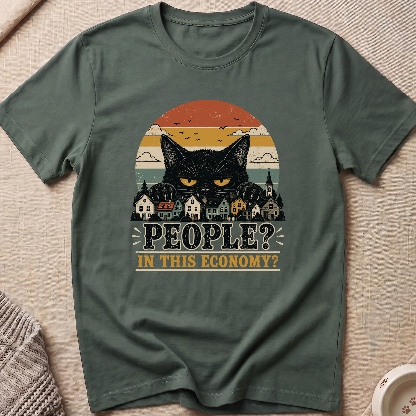 People In This Economy Cat T-Shirt