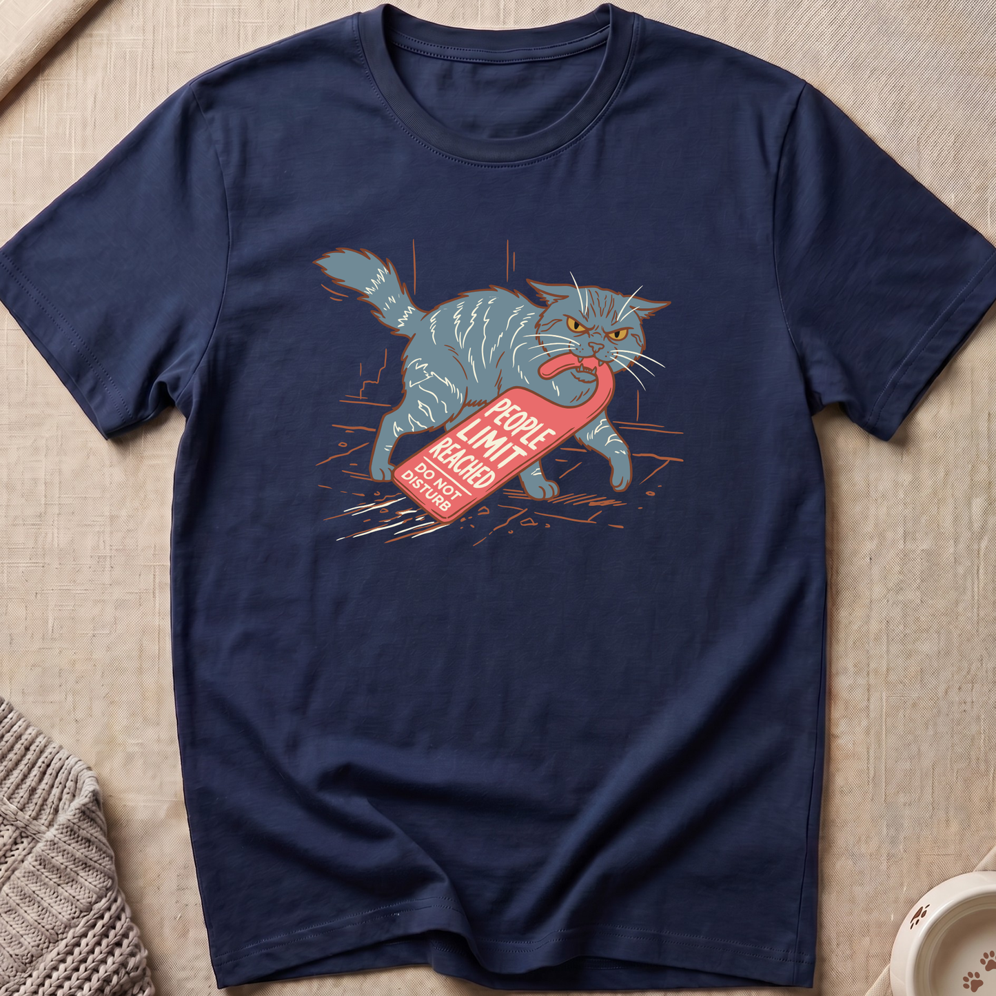Limit Reached Cat T-Shirt