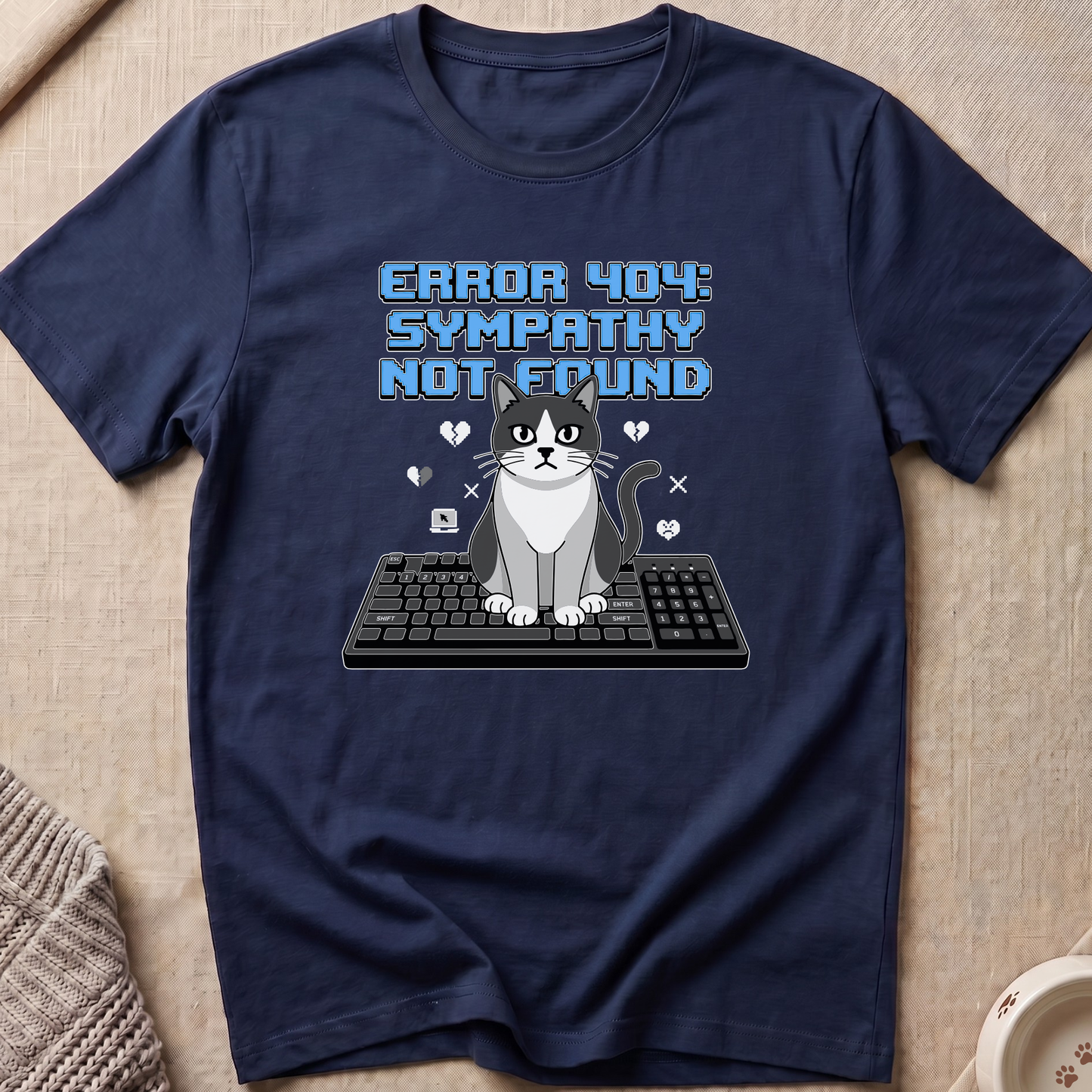 Sympathy Not Found Cat T-Shirt