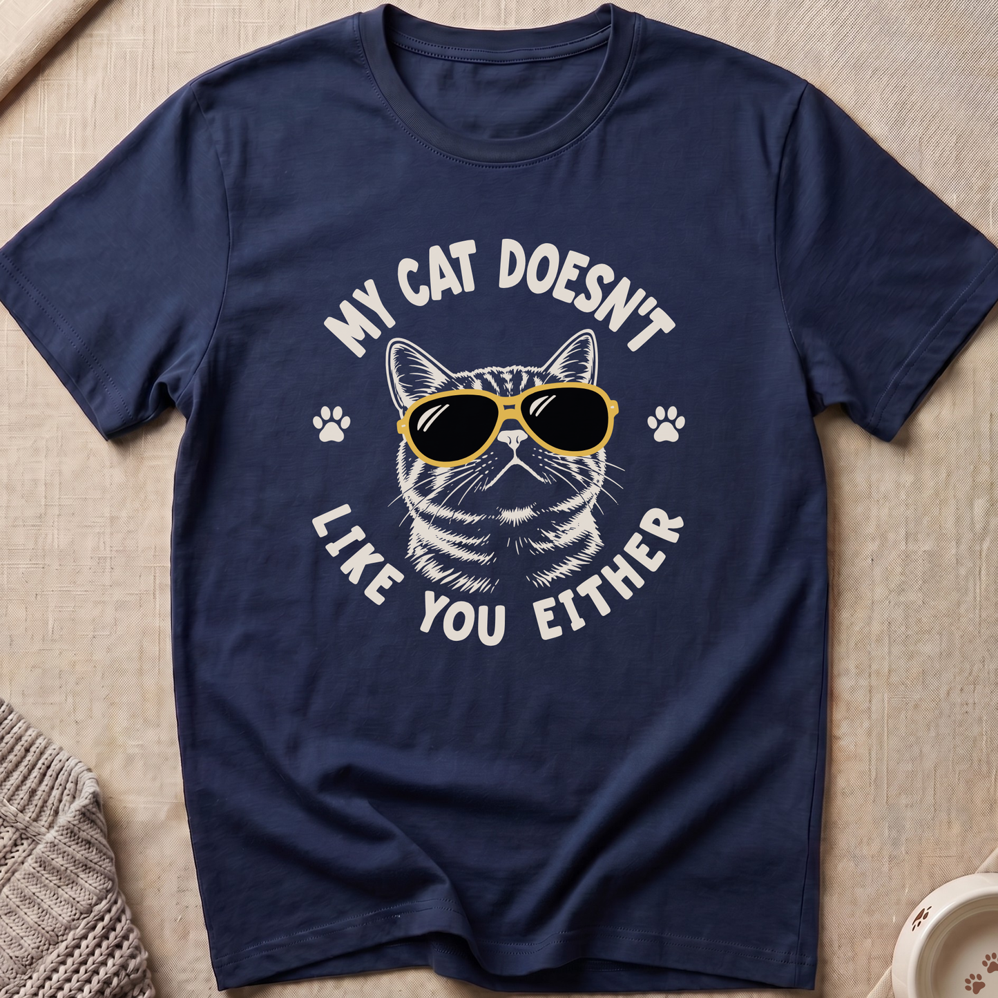 Doesn't Like You Cat T-Shirt