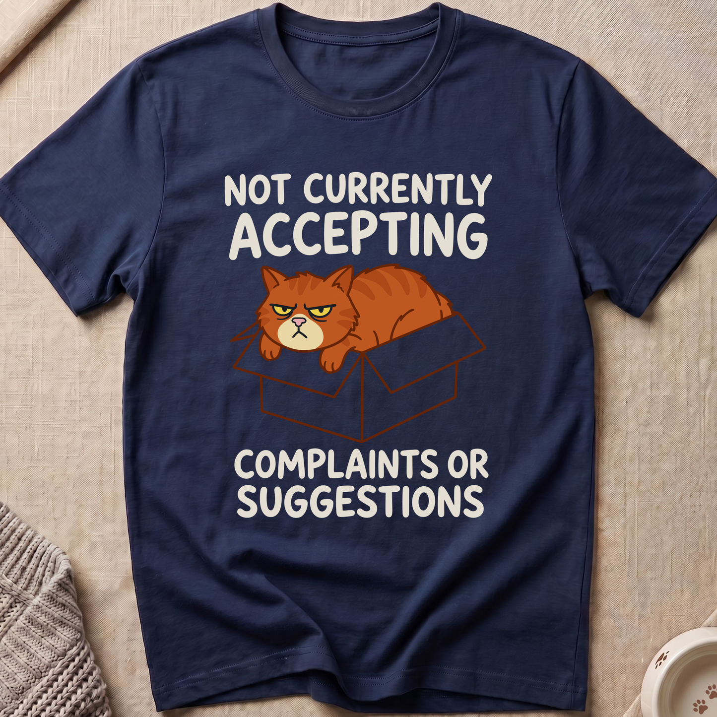 Not Currently Accepting Cat T-Shirt