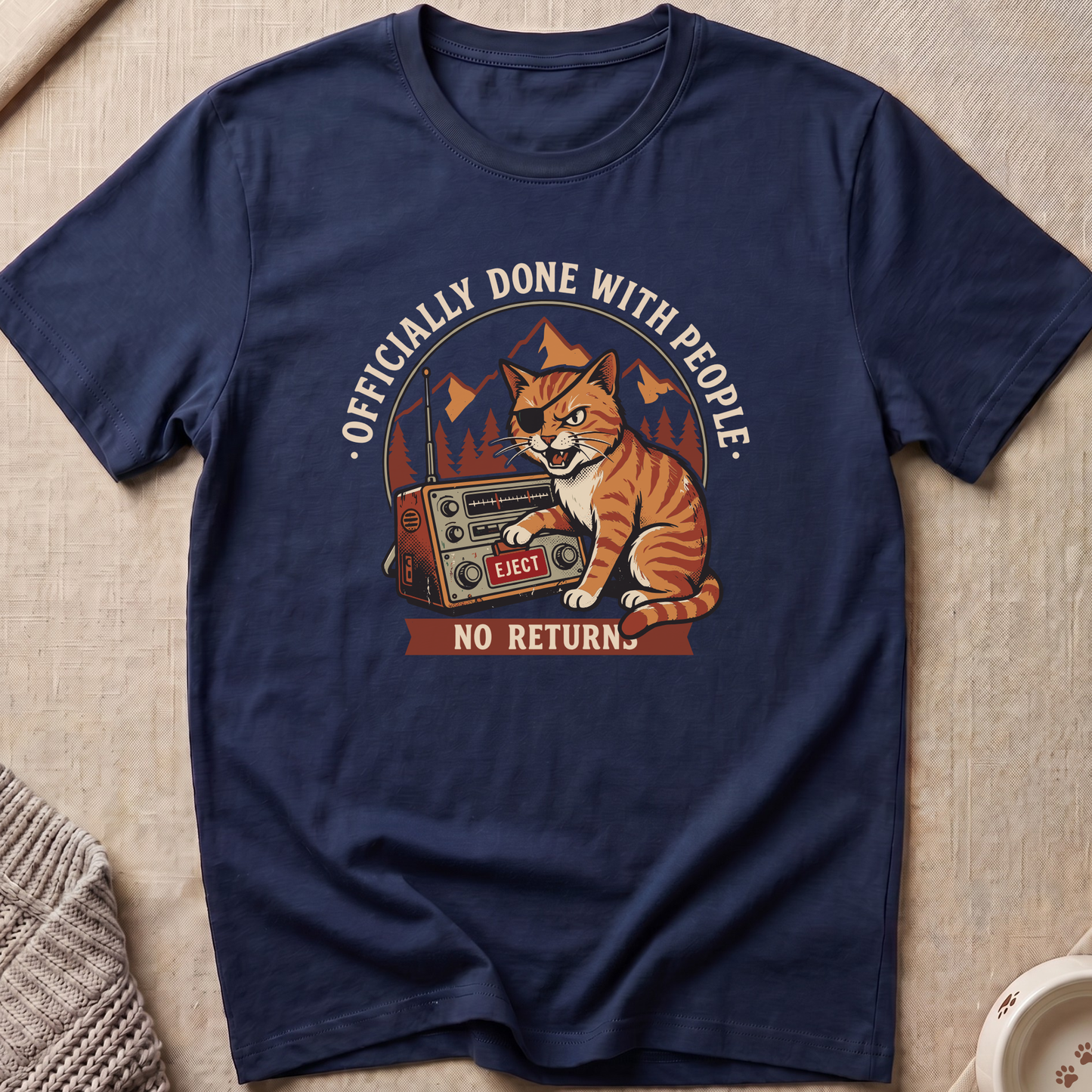 Officially Done Cat T-Shirt