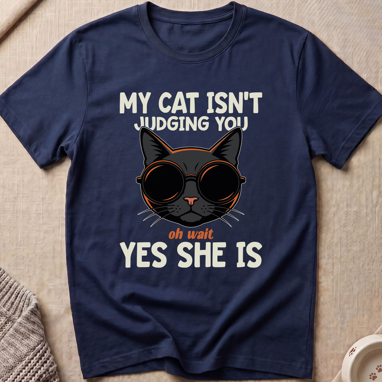 Yes She Is Cat T-Shirt