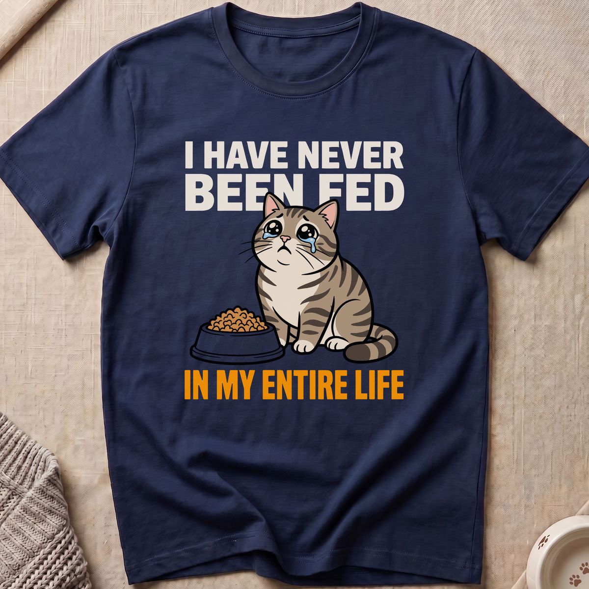 Never Fed Snarky Cat T-Shirt