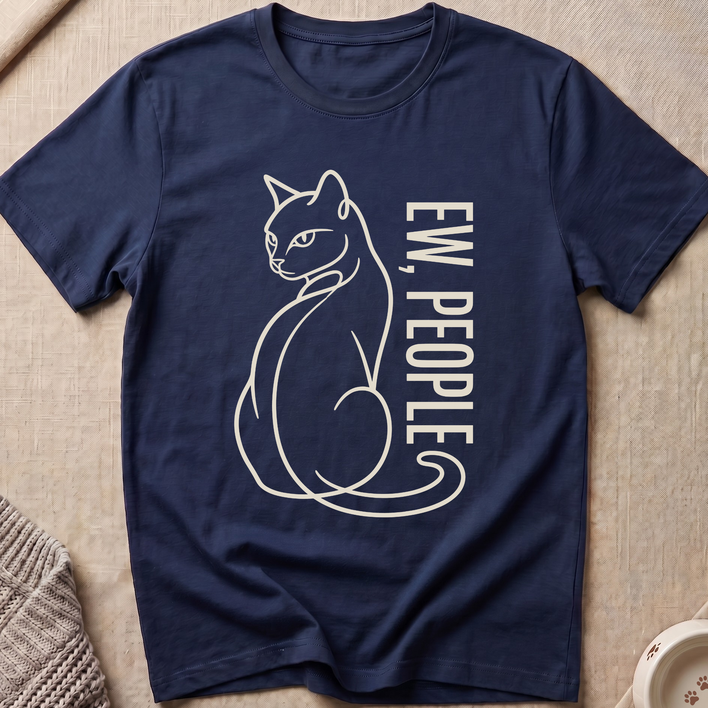 Ew People Snarky Cat T-Shirt