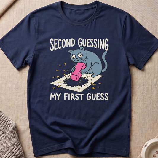 Second Guessing Snarky Cat T-Shirt