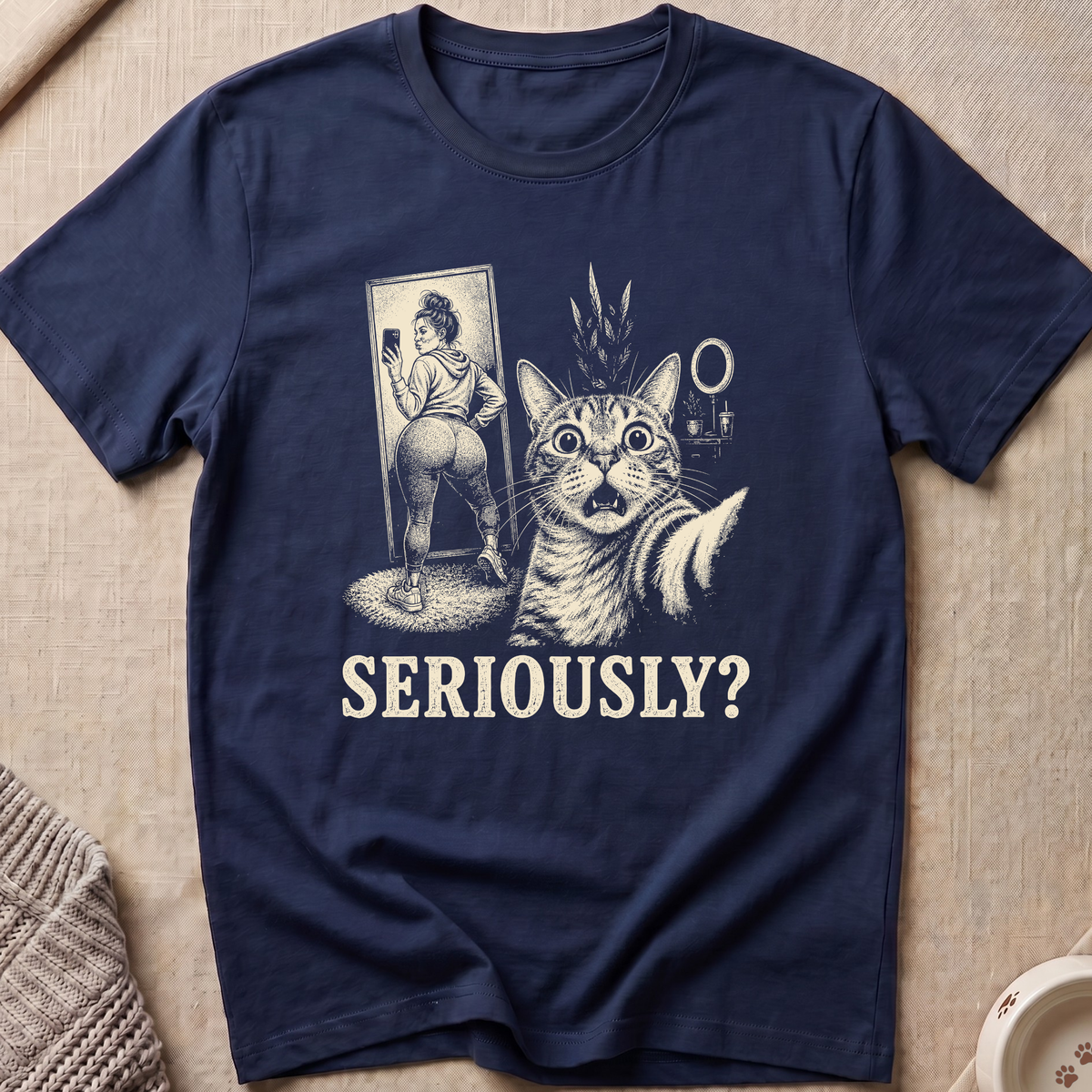 Seriously Selfie Cat T-Shirt
