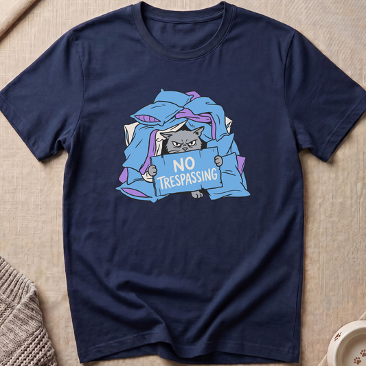 No Trespassing Cat T-Shirt