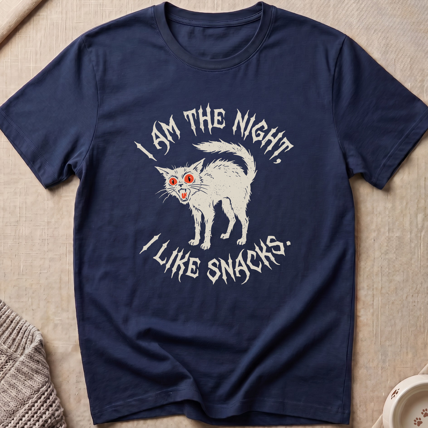 I Am The Night Snarky Cat T-Shirt