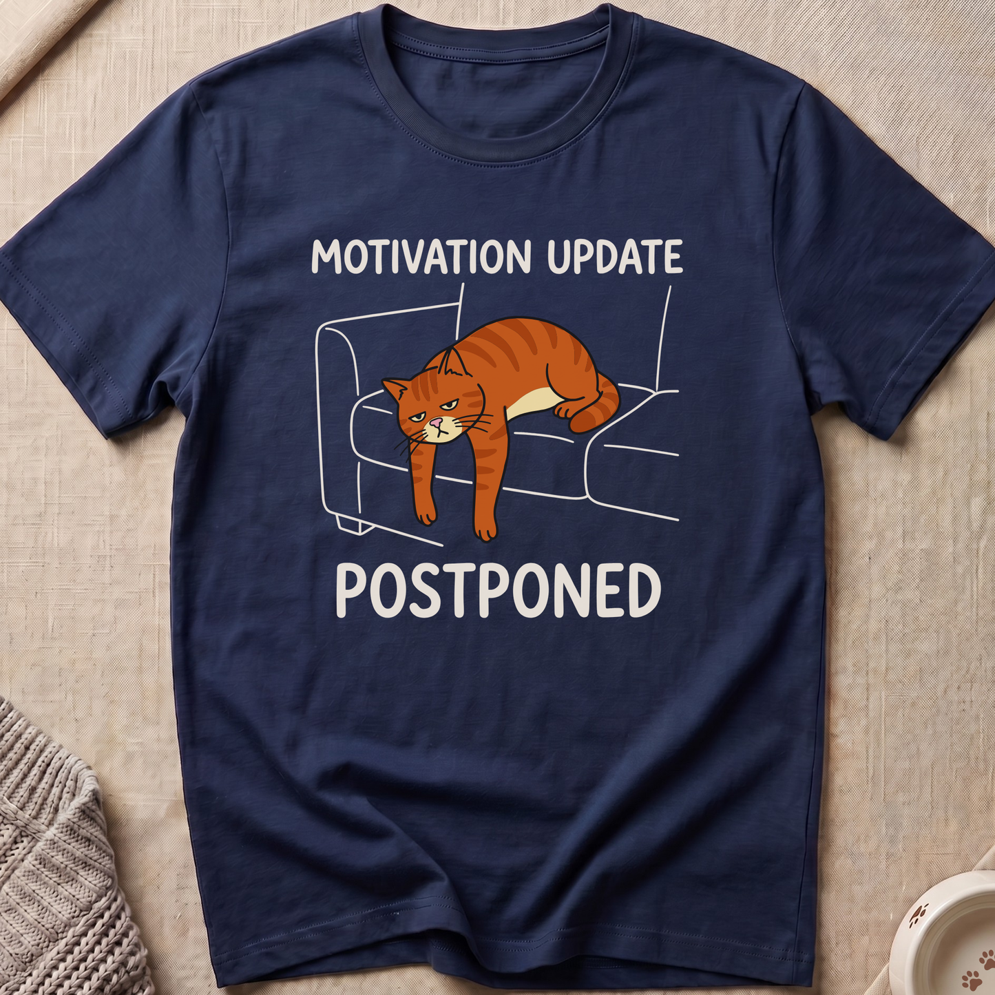Motivation Update Snarky Cat T-Shirt