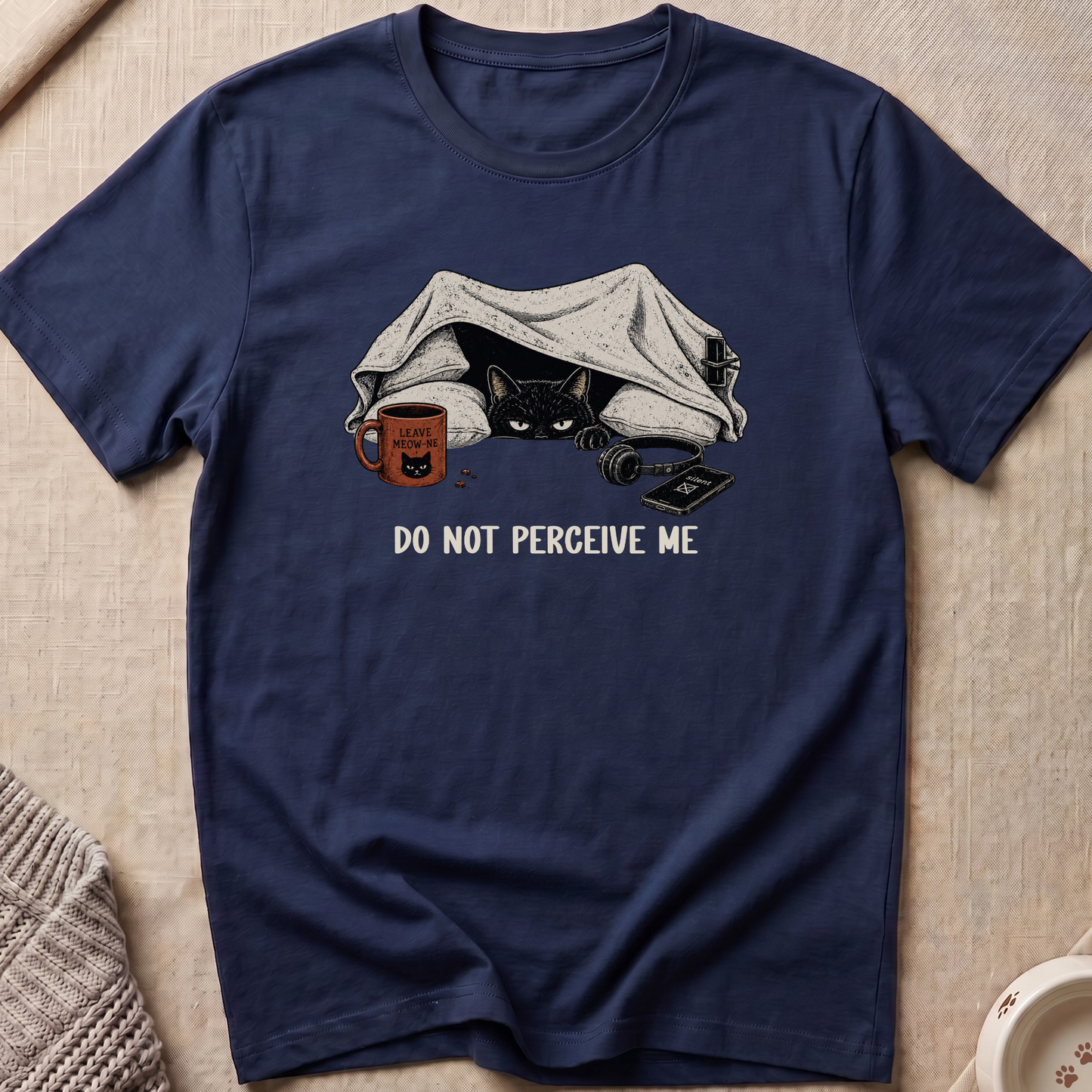 Do Not Perceive Me Cat T-Shirt