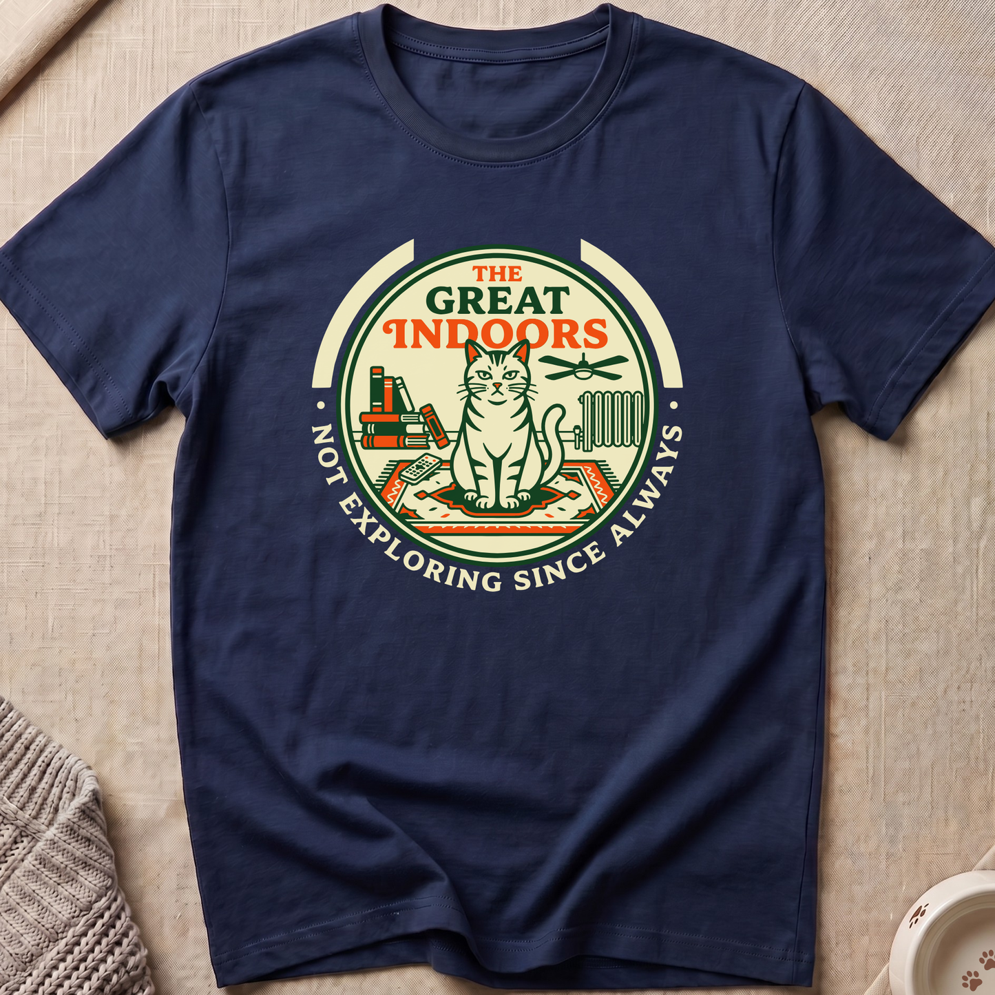 Indoor Adventures Cat T-Shirt