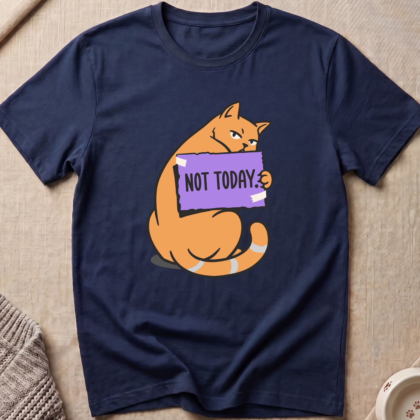 No Thanks Cat T-Shirt