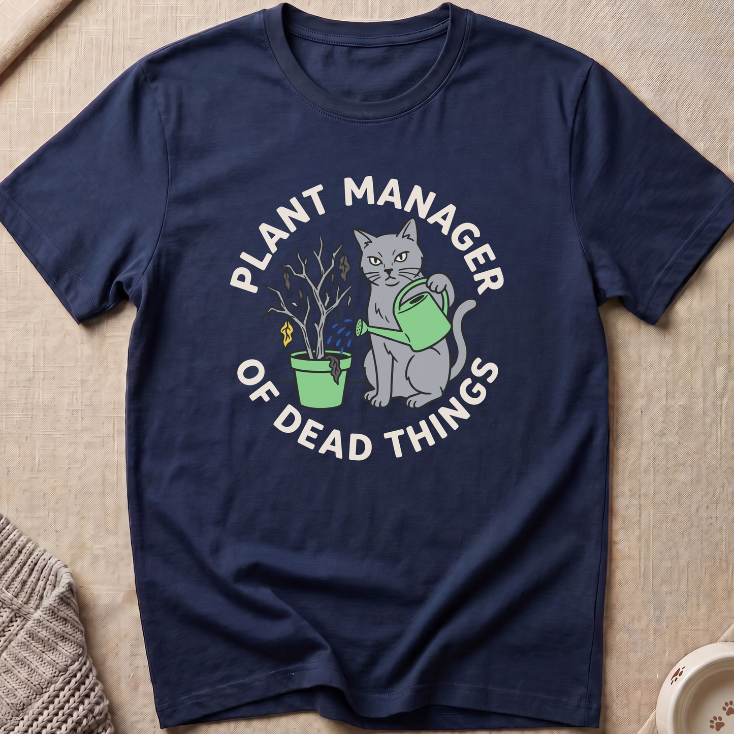 Plant Manager Cat T-Shirt