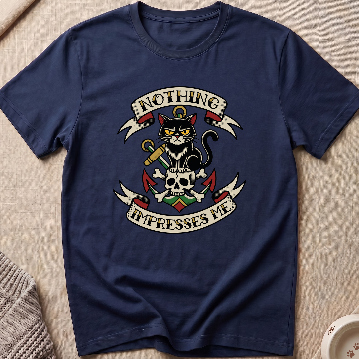 Nothing Impresses Me Cat T-Shirt