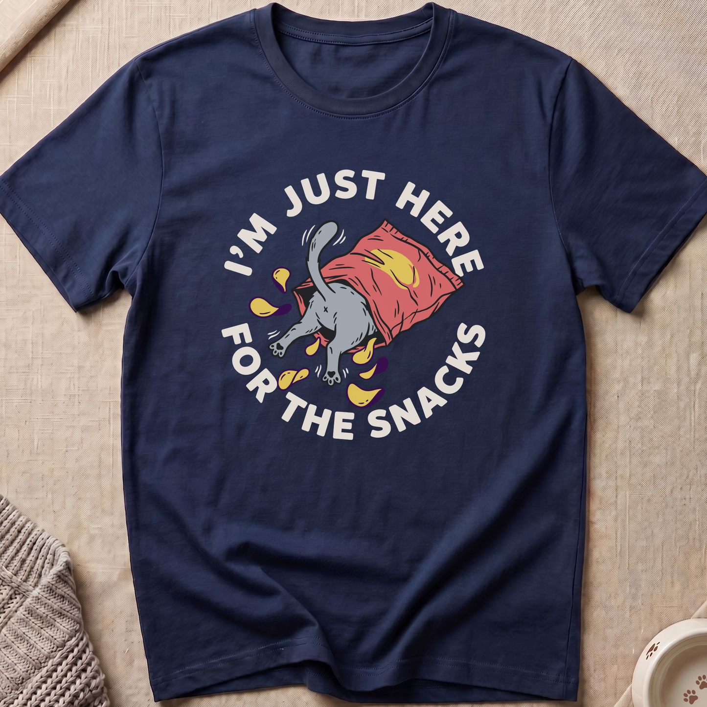 For The Snacks Cat T-Shirt