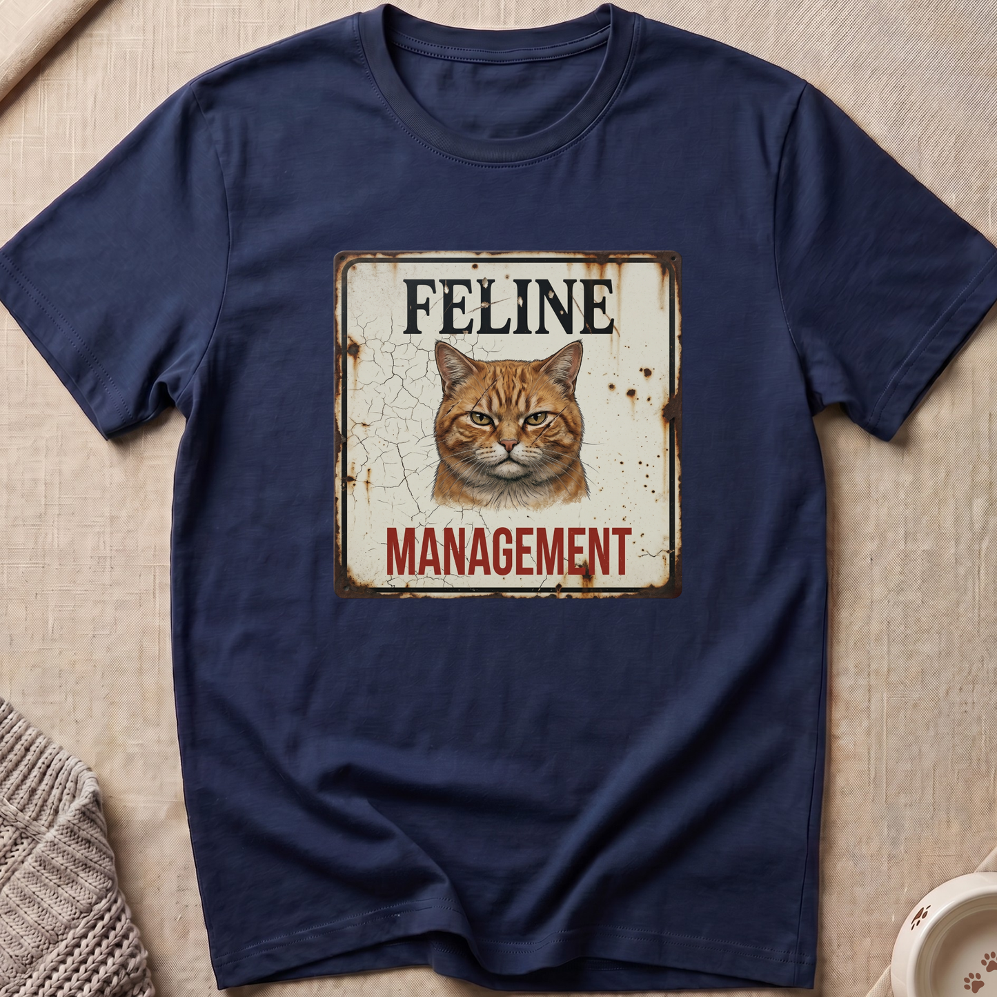 Feline Management Cat T-Shirt