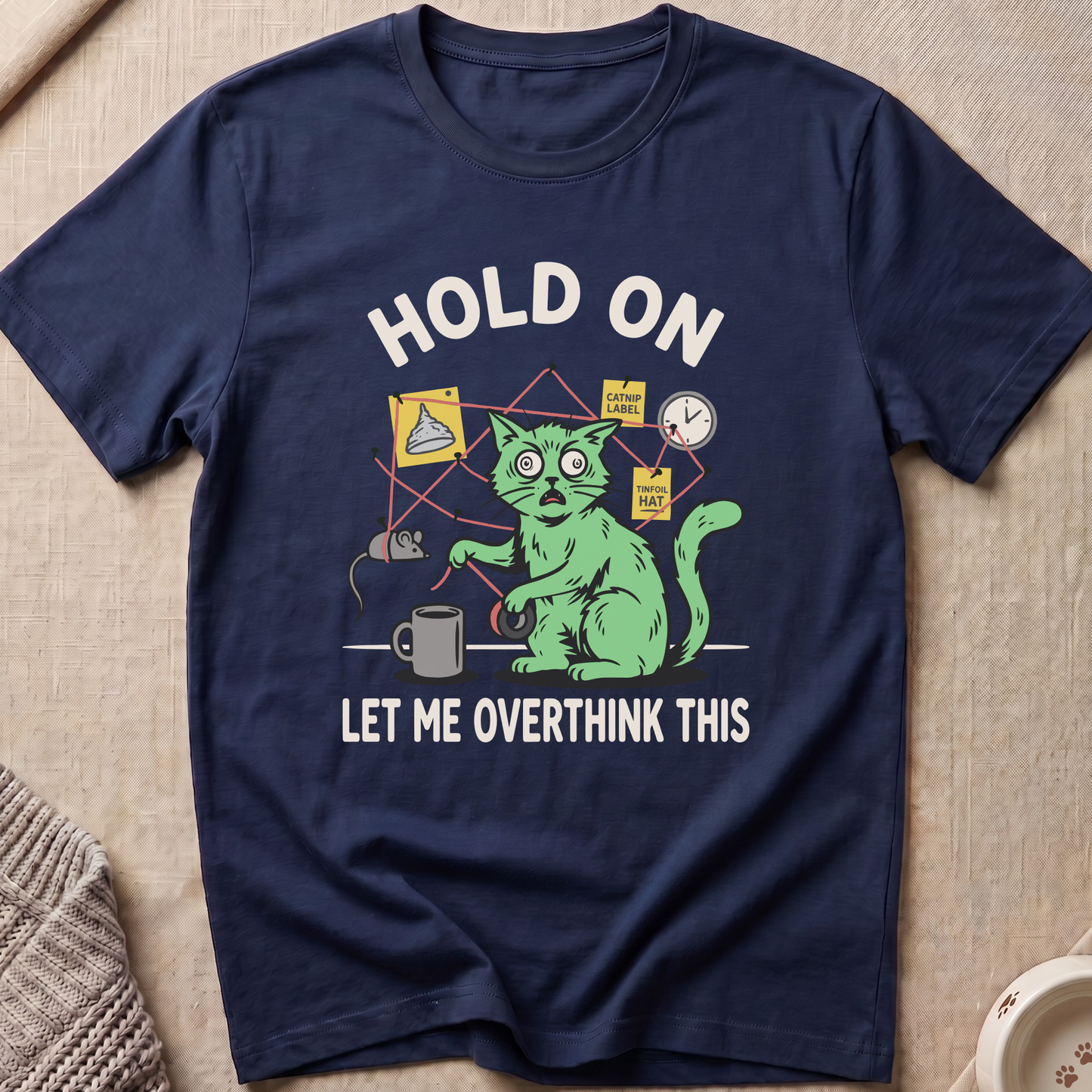 Hold On Cat T-Shirt