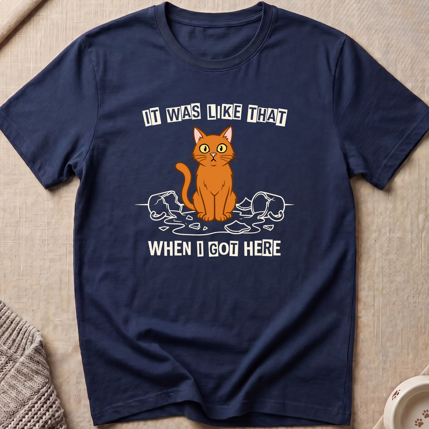Snarky Cat Alibi T-Shirt