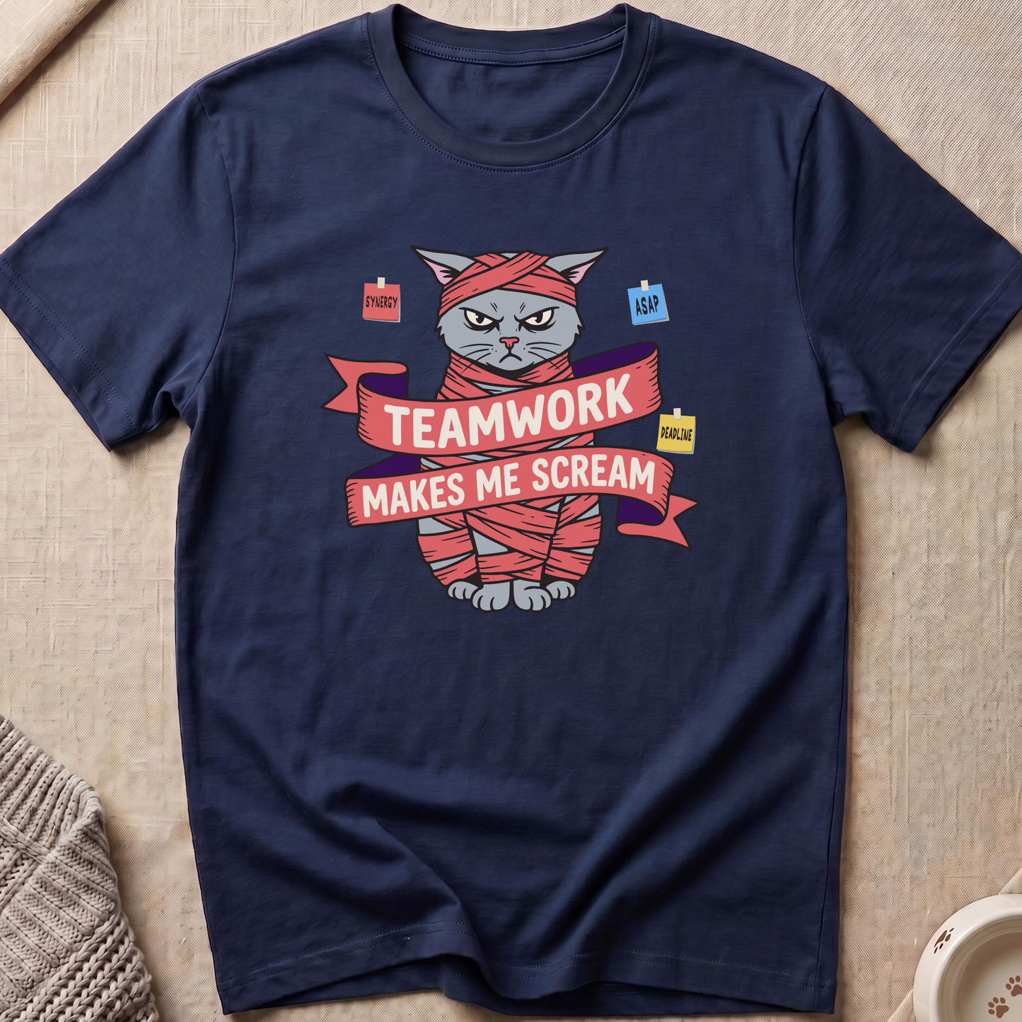 Teamwork Cat T-Shirt