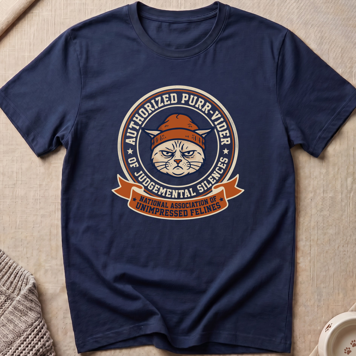 Authorized Purr-Vider Cat T-Shirt