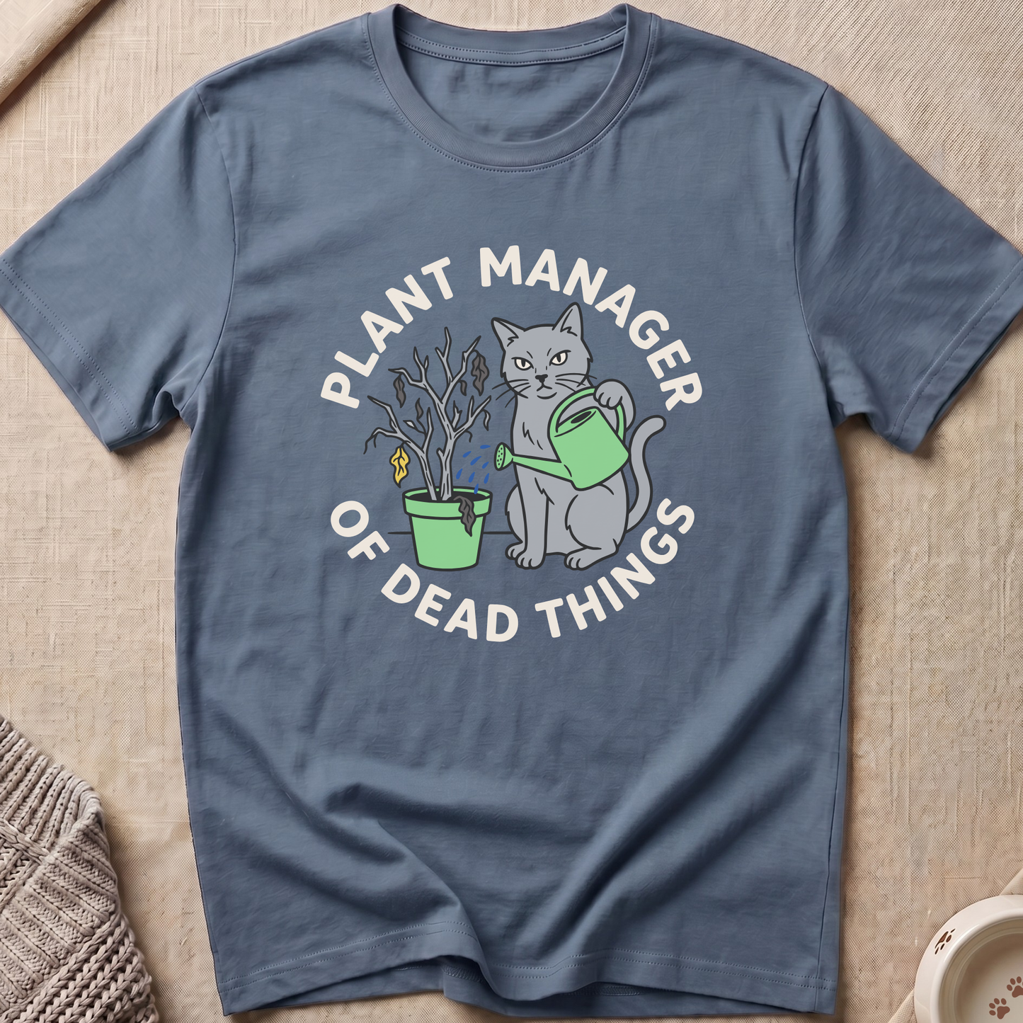 Plant Manager Cat T-Shirt