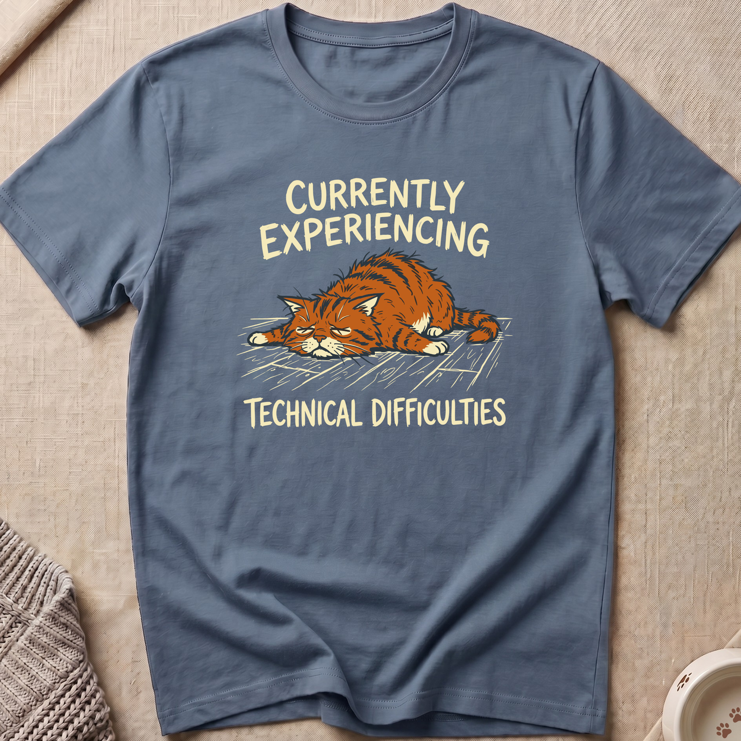 Technical Difficulties Cat T-Shirt
