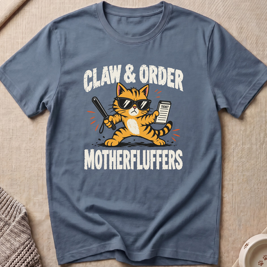 Claw & Order Cat T-Shirt