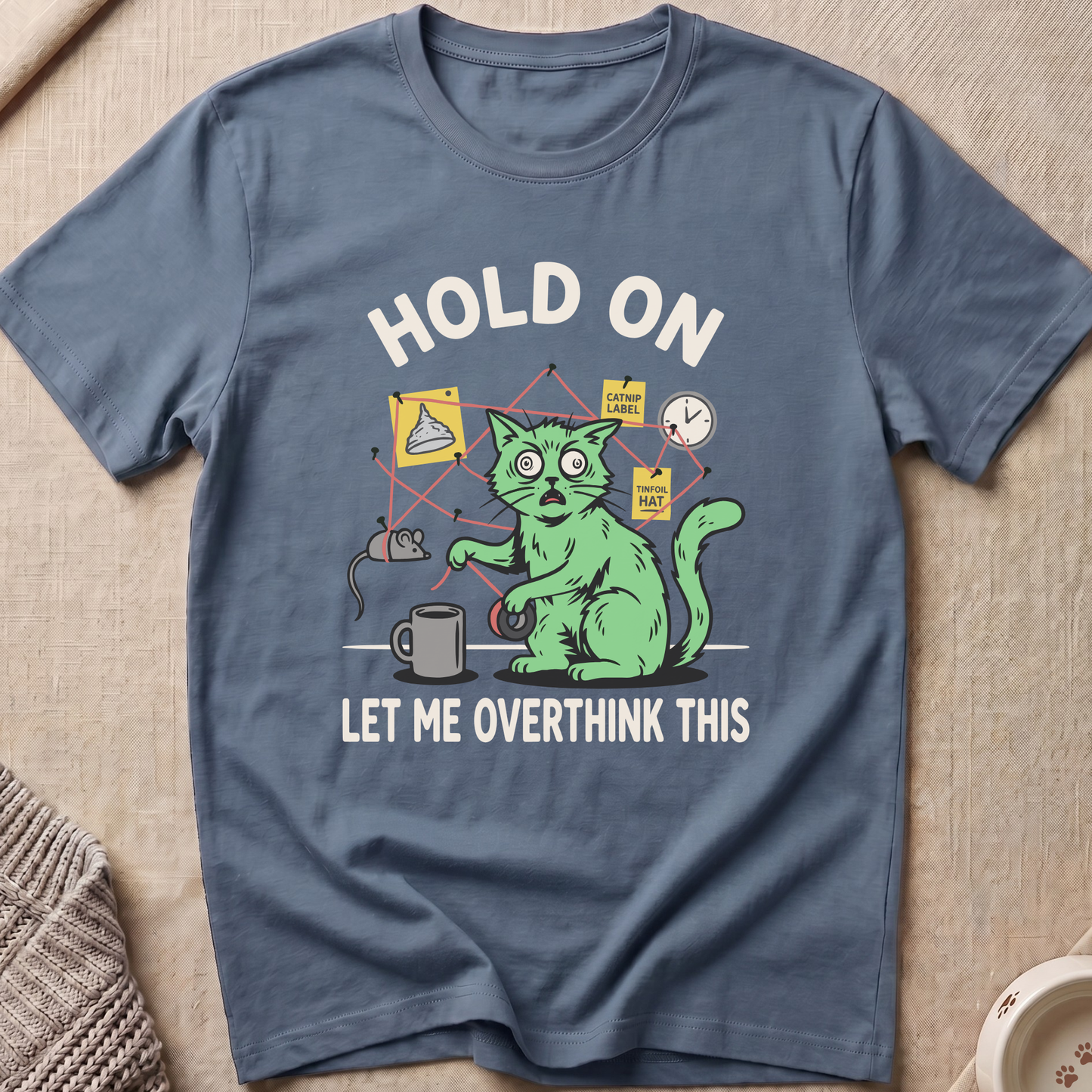 Hold On Cat T-Shirt