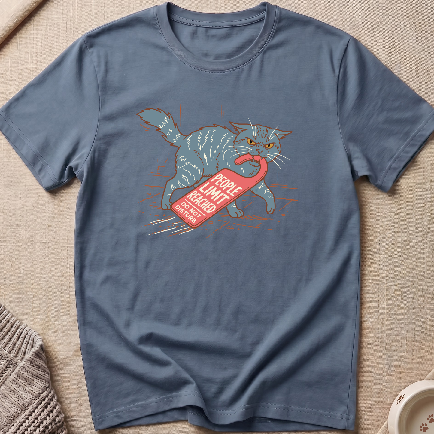 Limit Reached Cat T-Shirt